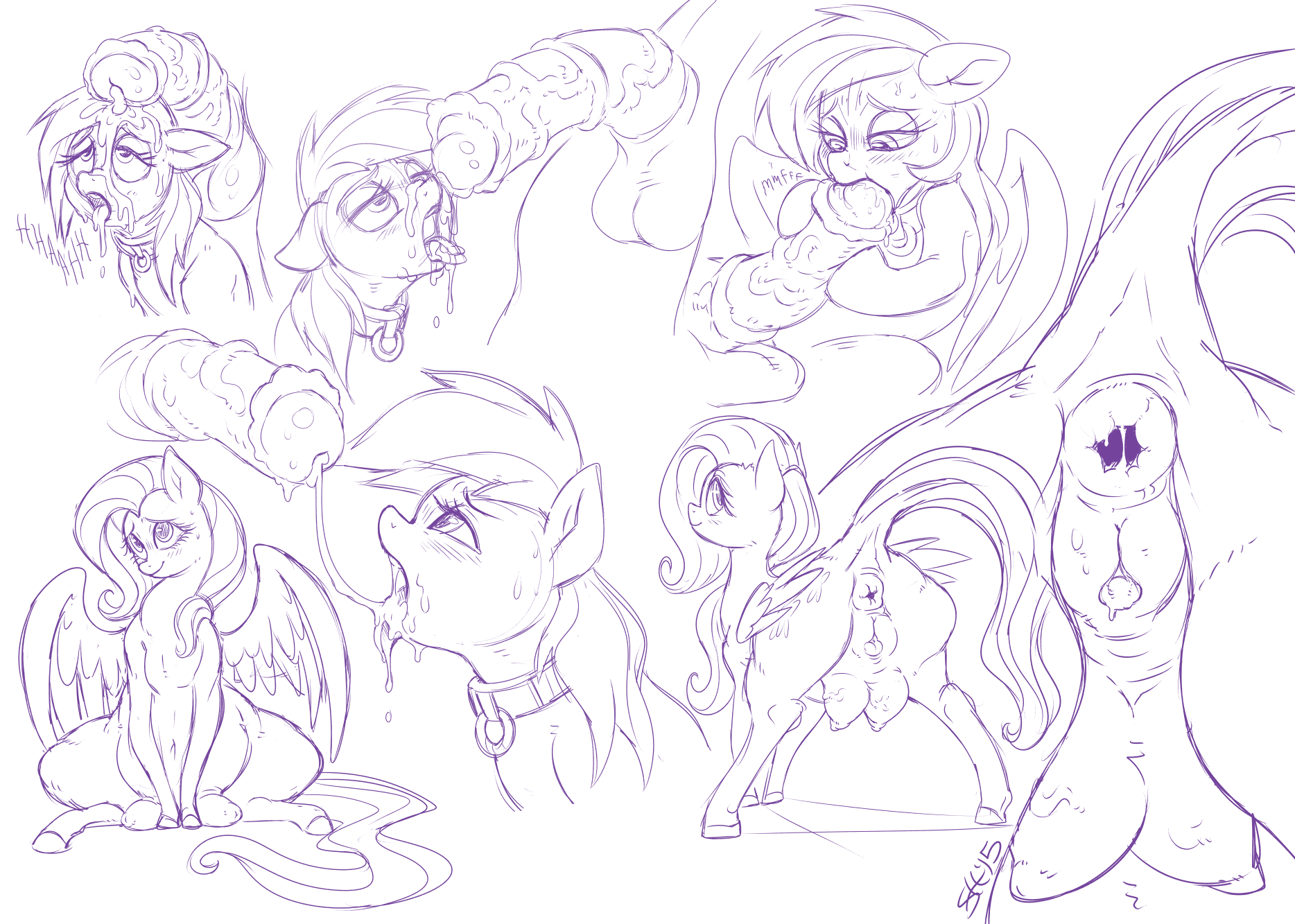 Fluttershy (Mlp) Rule 34 Image