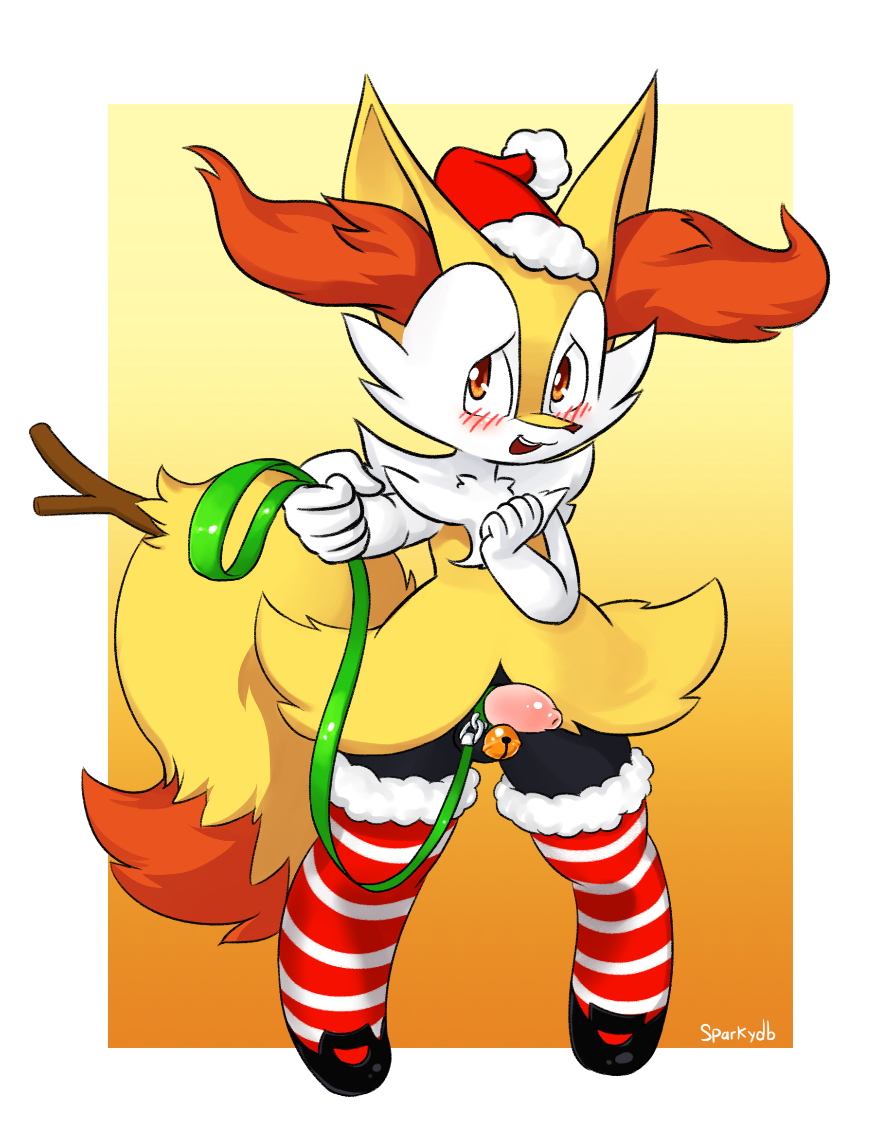 Braixen (Christmas) Rule 34 Image