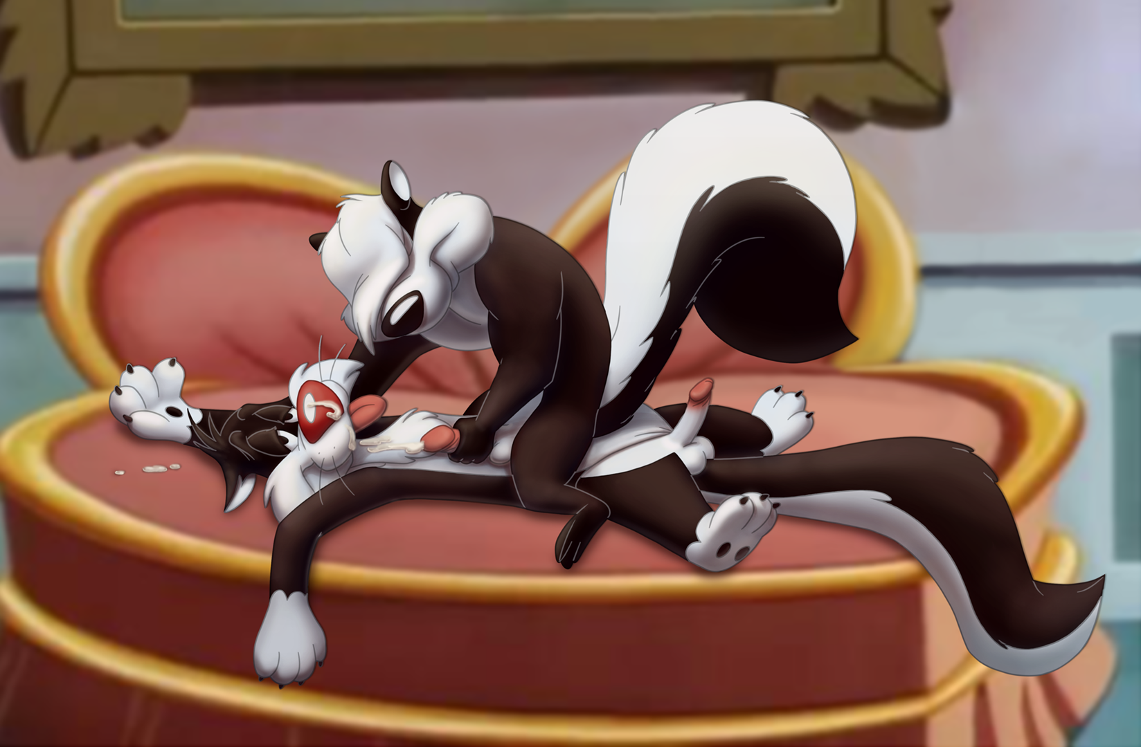 Pitu Le Pew (Looney Tunes) Rule 34 Image