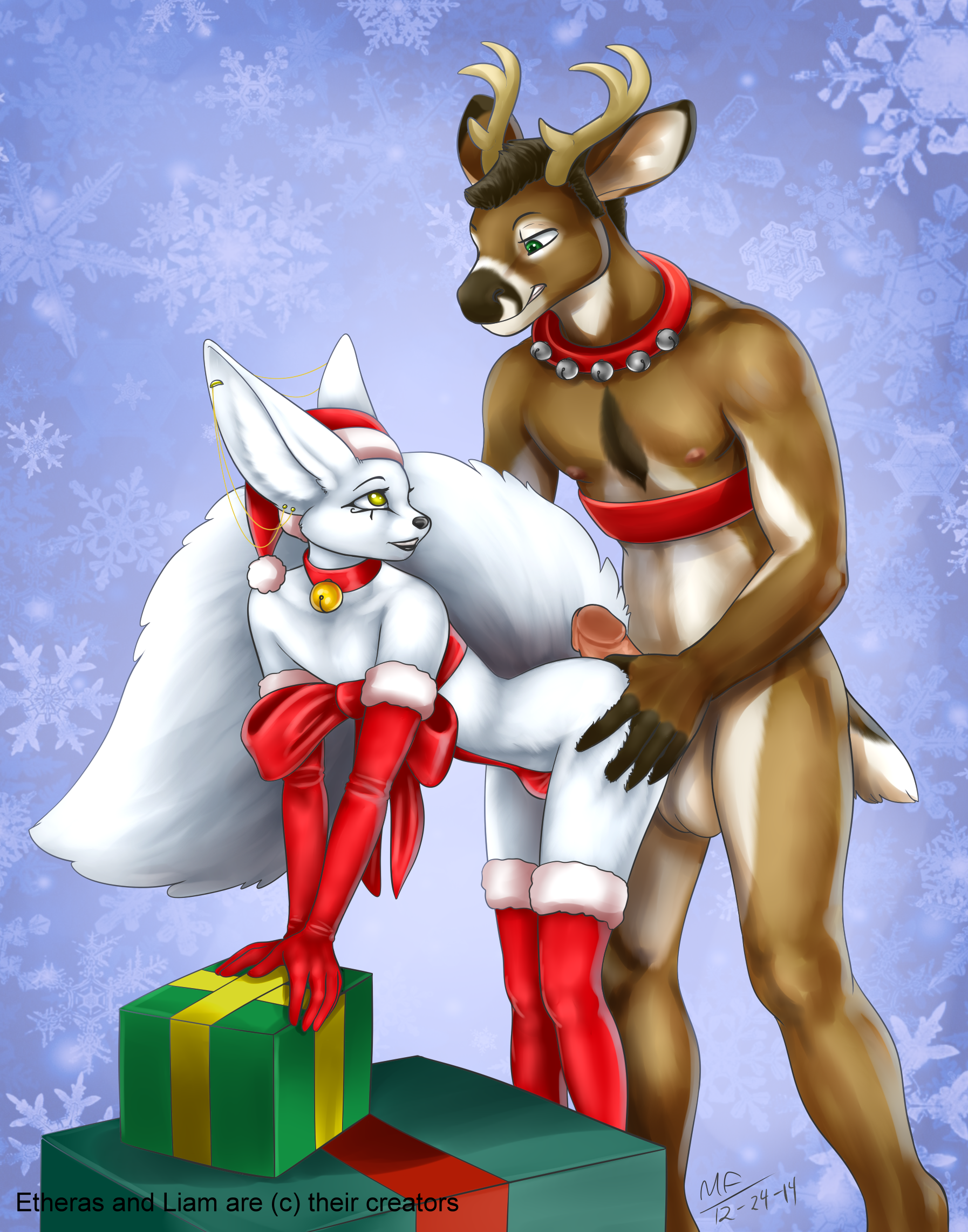 Etheras (Christmas) Rule 34 Image
