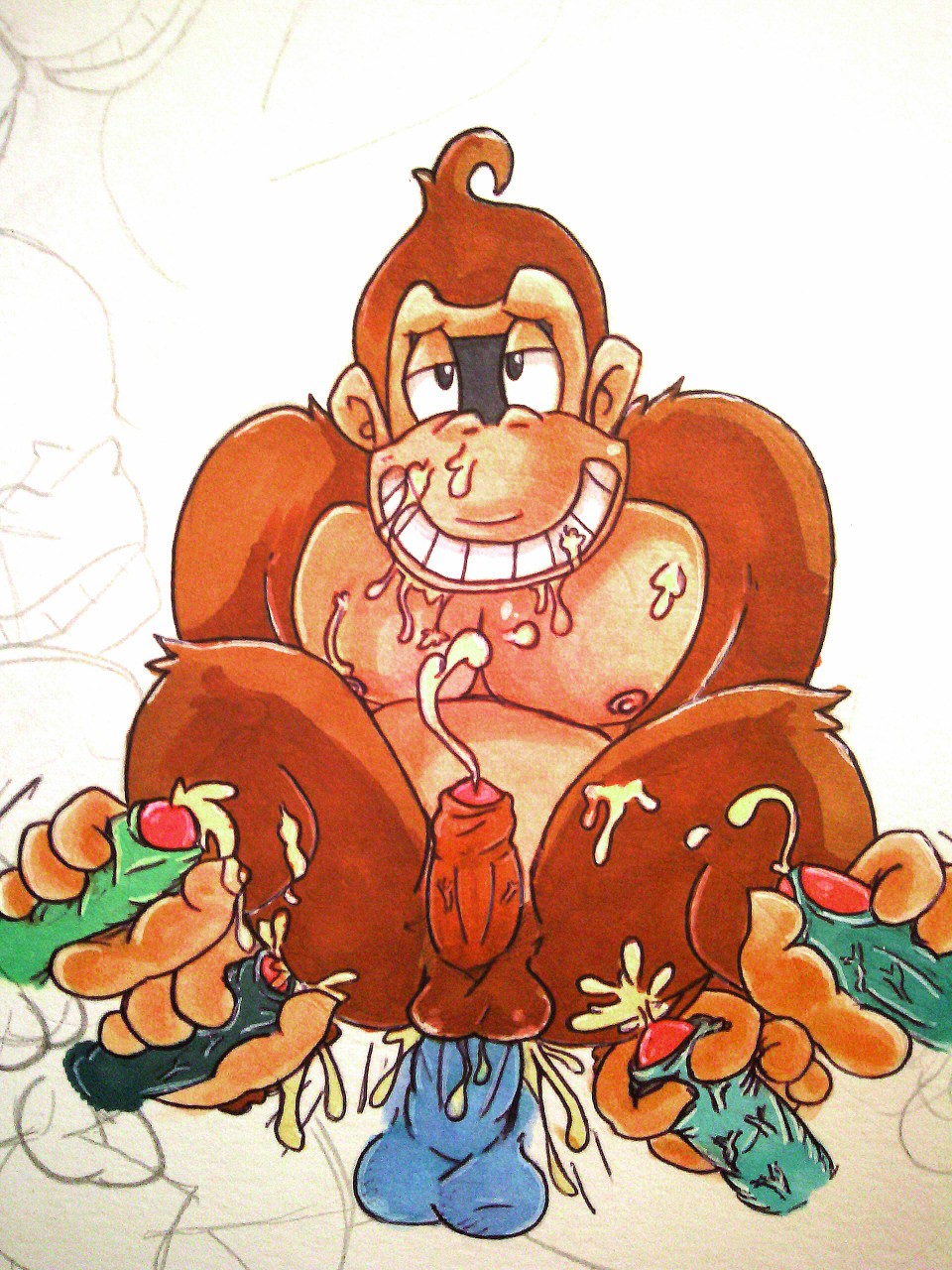Donkey Kong (Donkey Kong (Series)) Rule 34 Image