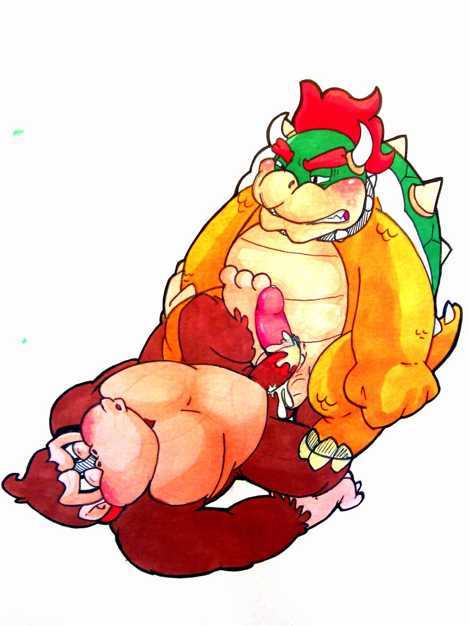 Bowser (Donkey Kong (Series)) Rule 34 Image