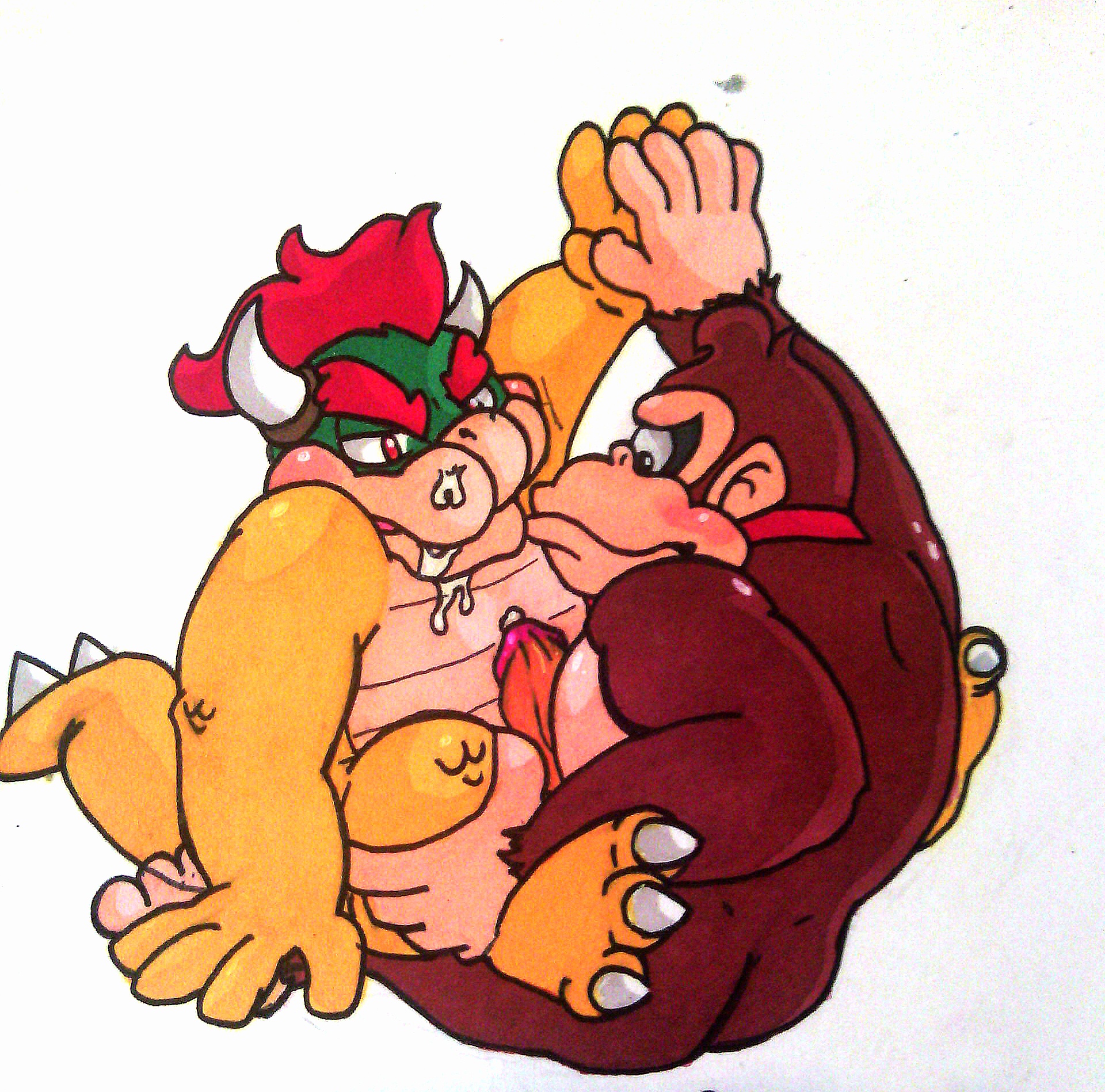 Bowser (Donkey Kong (Series)) Rule 34 Image