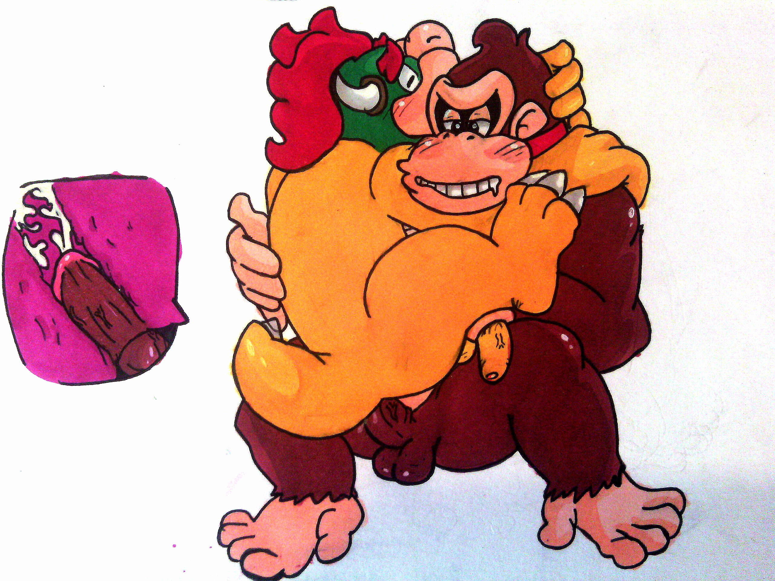Bowser (Donkey Kong (Series)) Rule 34 Image
