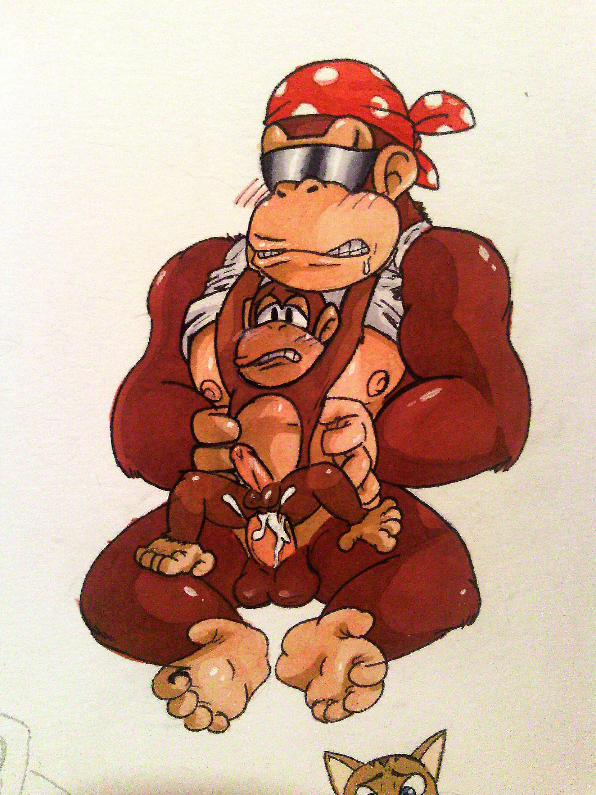 Diddy Kong (Donkey Kong (Series)) Rule 34 Image