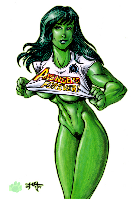 She-Hulk (Avengers) Rule 34 Image