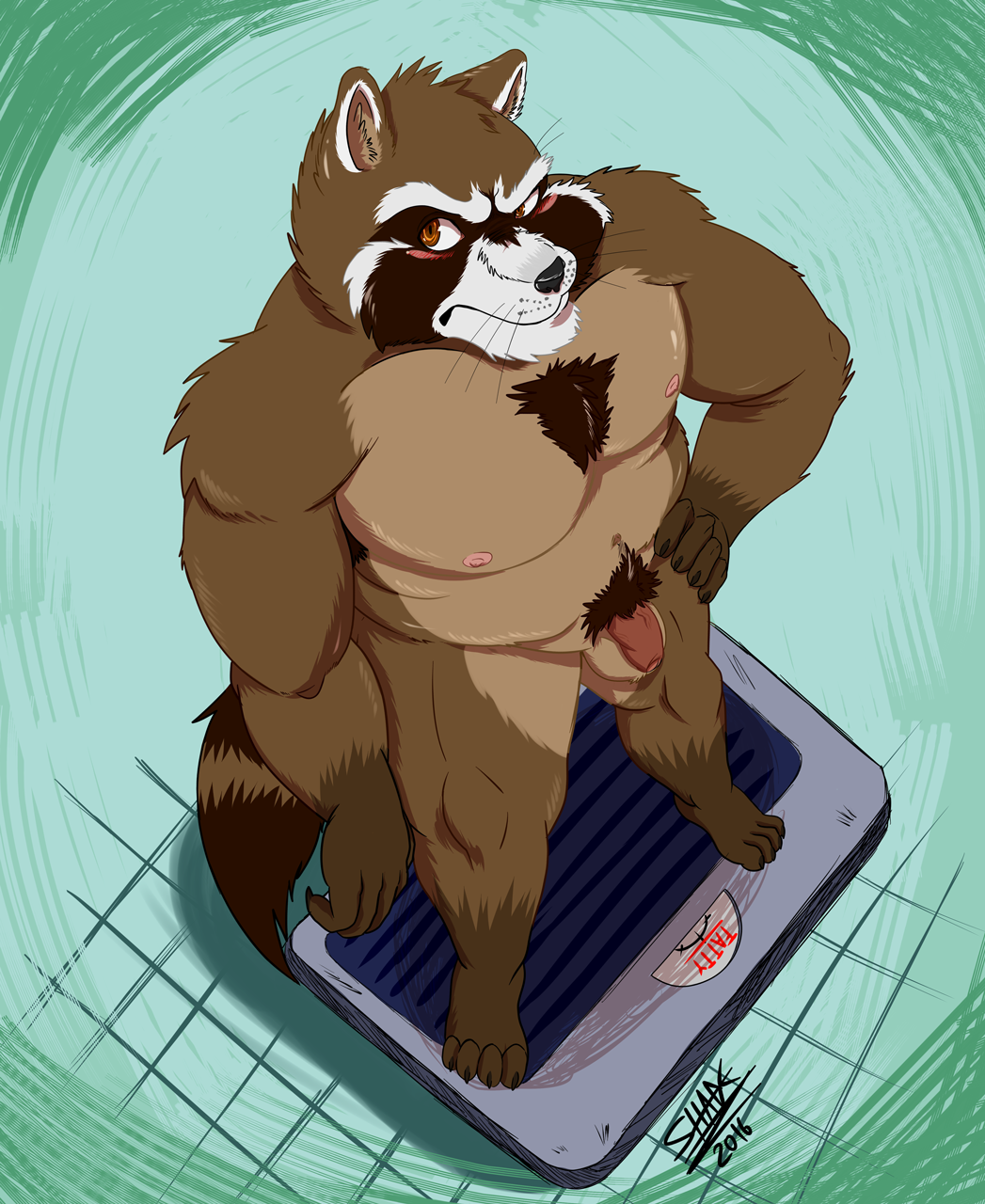 Rocket Raccoon (Guardians Of The Galaxy) Rule 34 Image