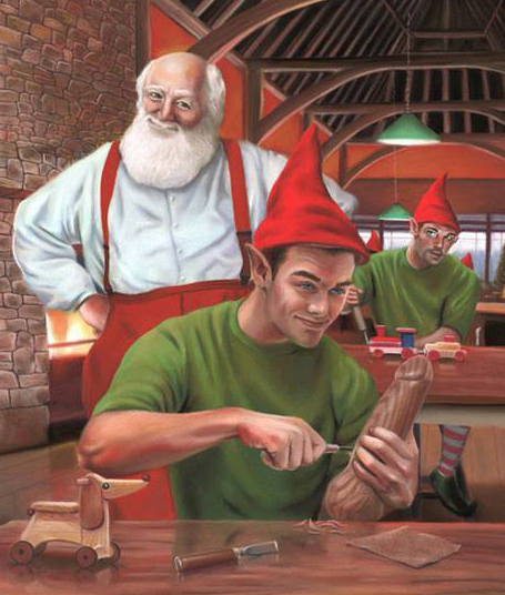 Christmas Elf (Christmas) Rule 34 Image