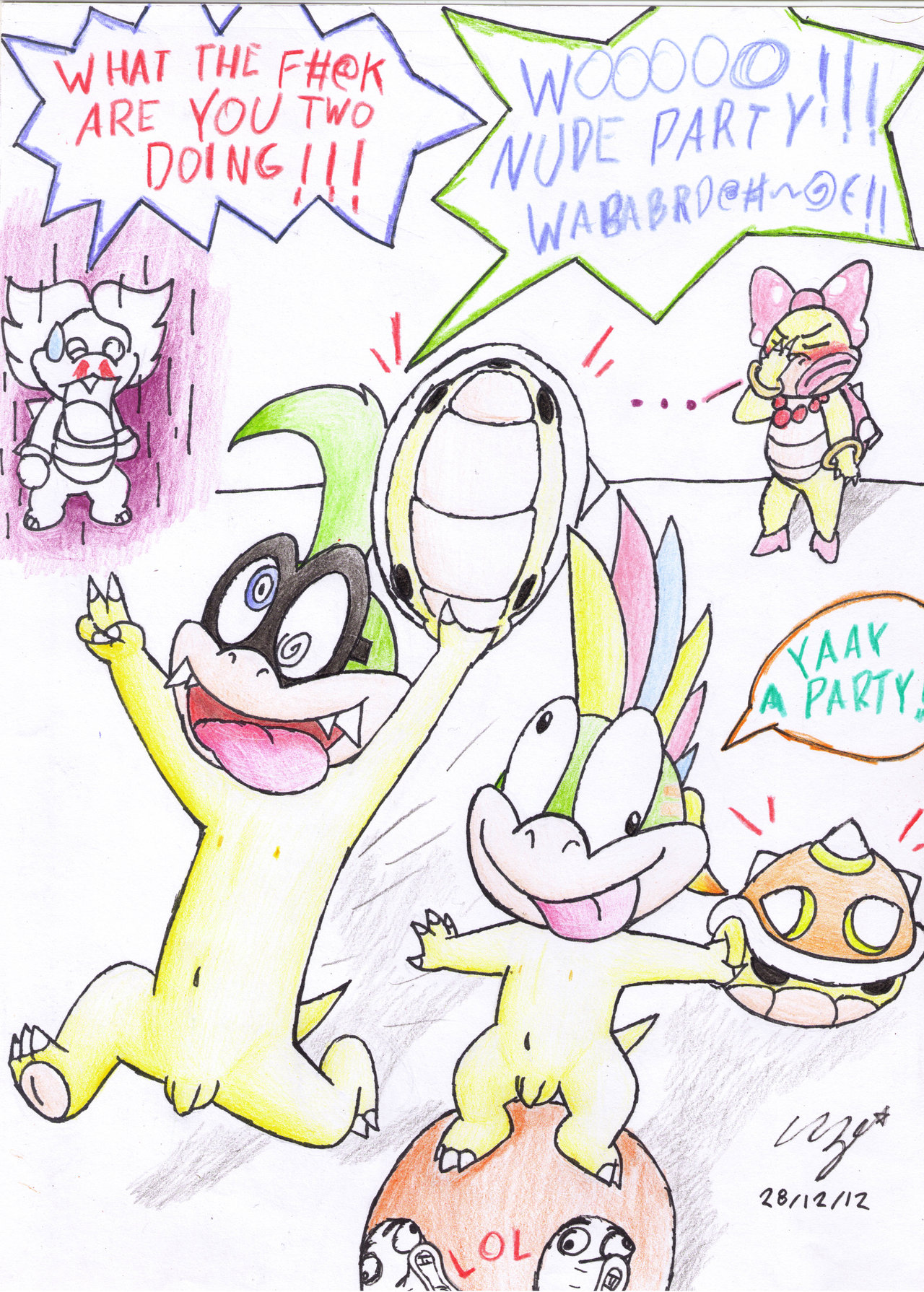 Iggy Koopa (Mario (Series)) Rule 34 Image