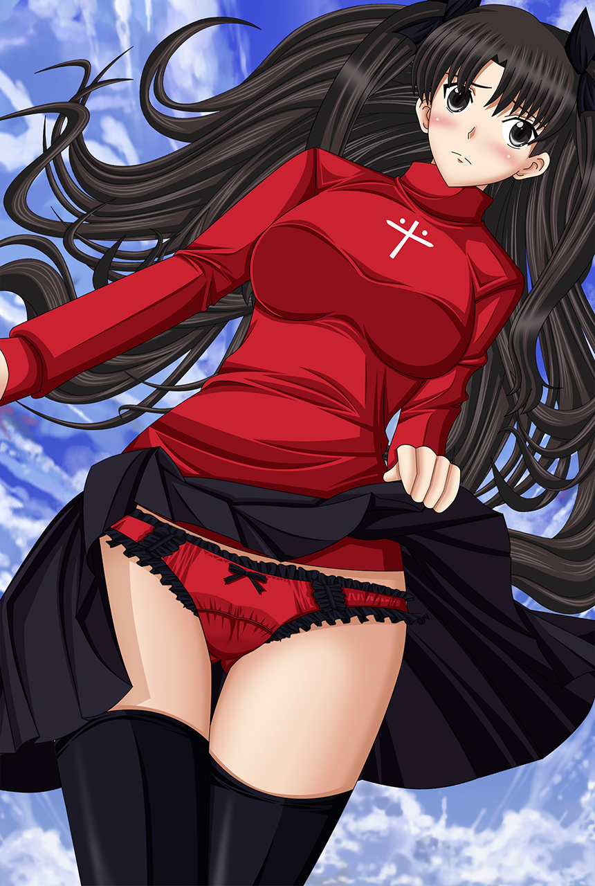 Tohsaka Rin (Fate/Stay Night) Rule 34 Image