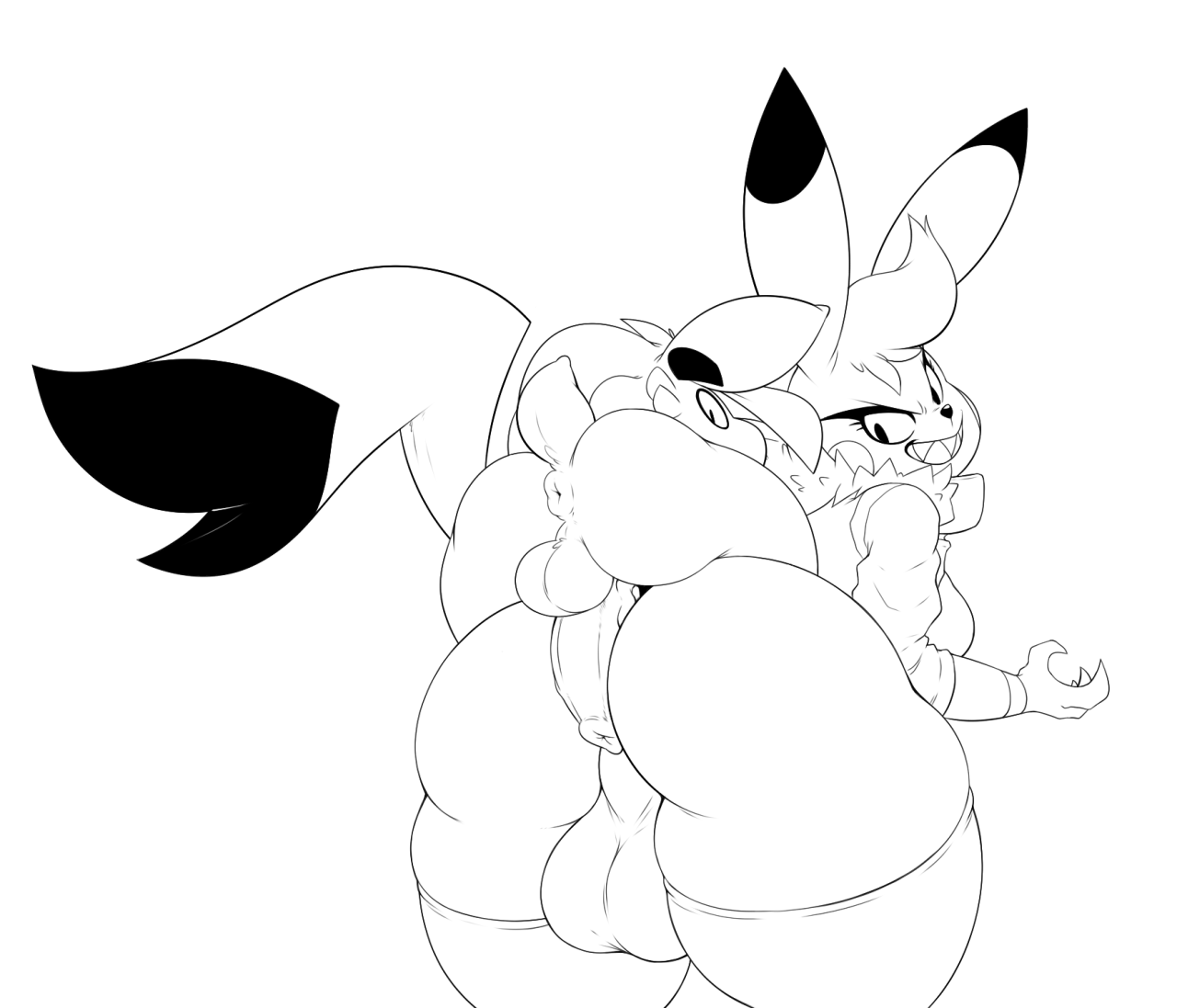 Cosplay Pikachu (Bikerchu) Rule 34 Image