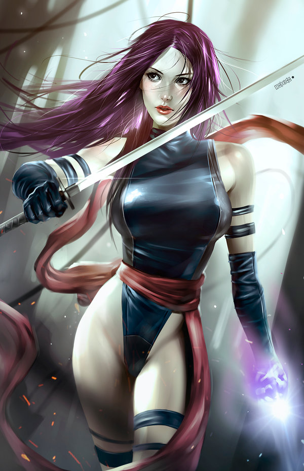 Psylocke (Marvel) Rule 34 Image
