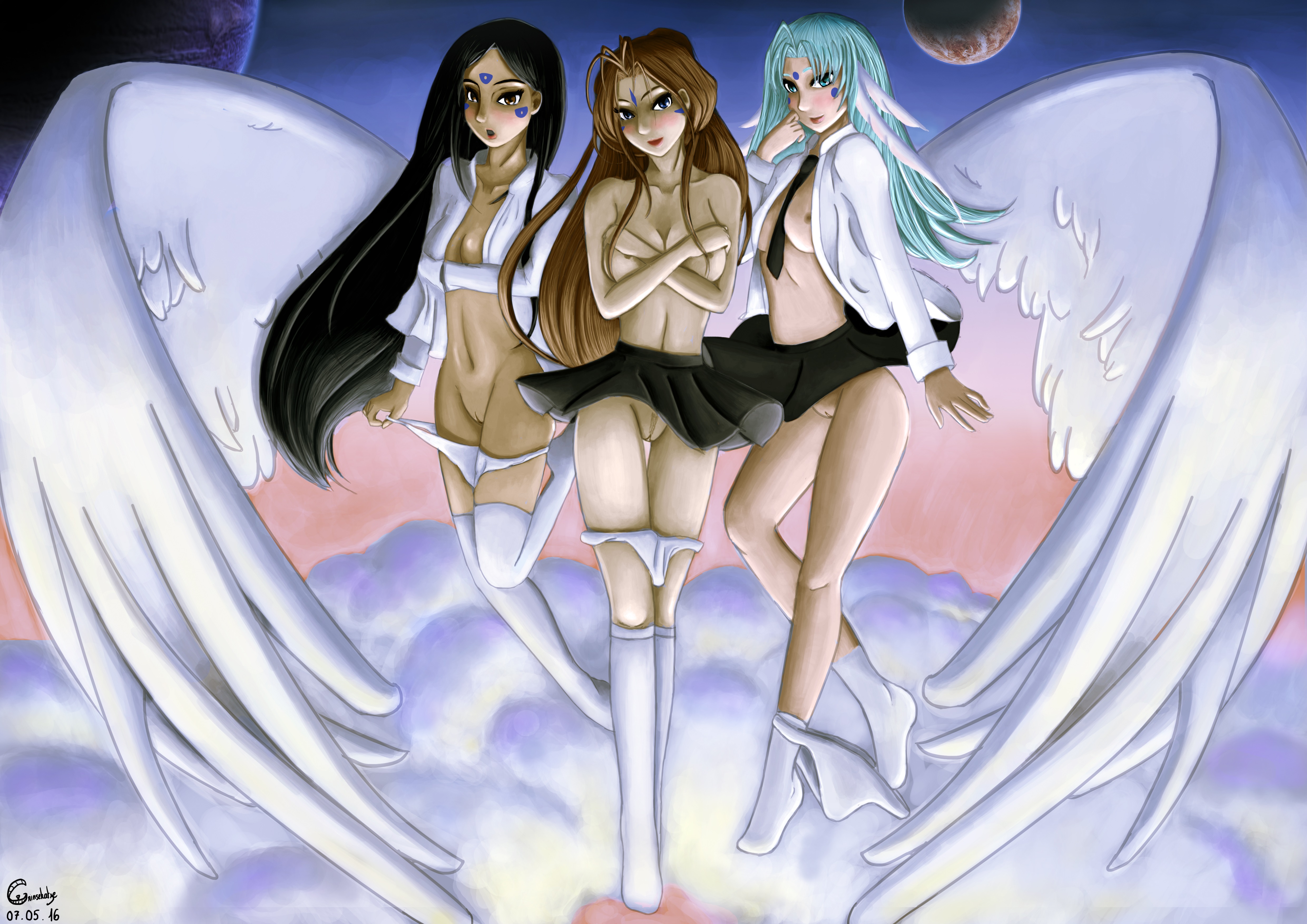 Belldandy (Oh My Goddess!) Rule 34 Image