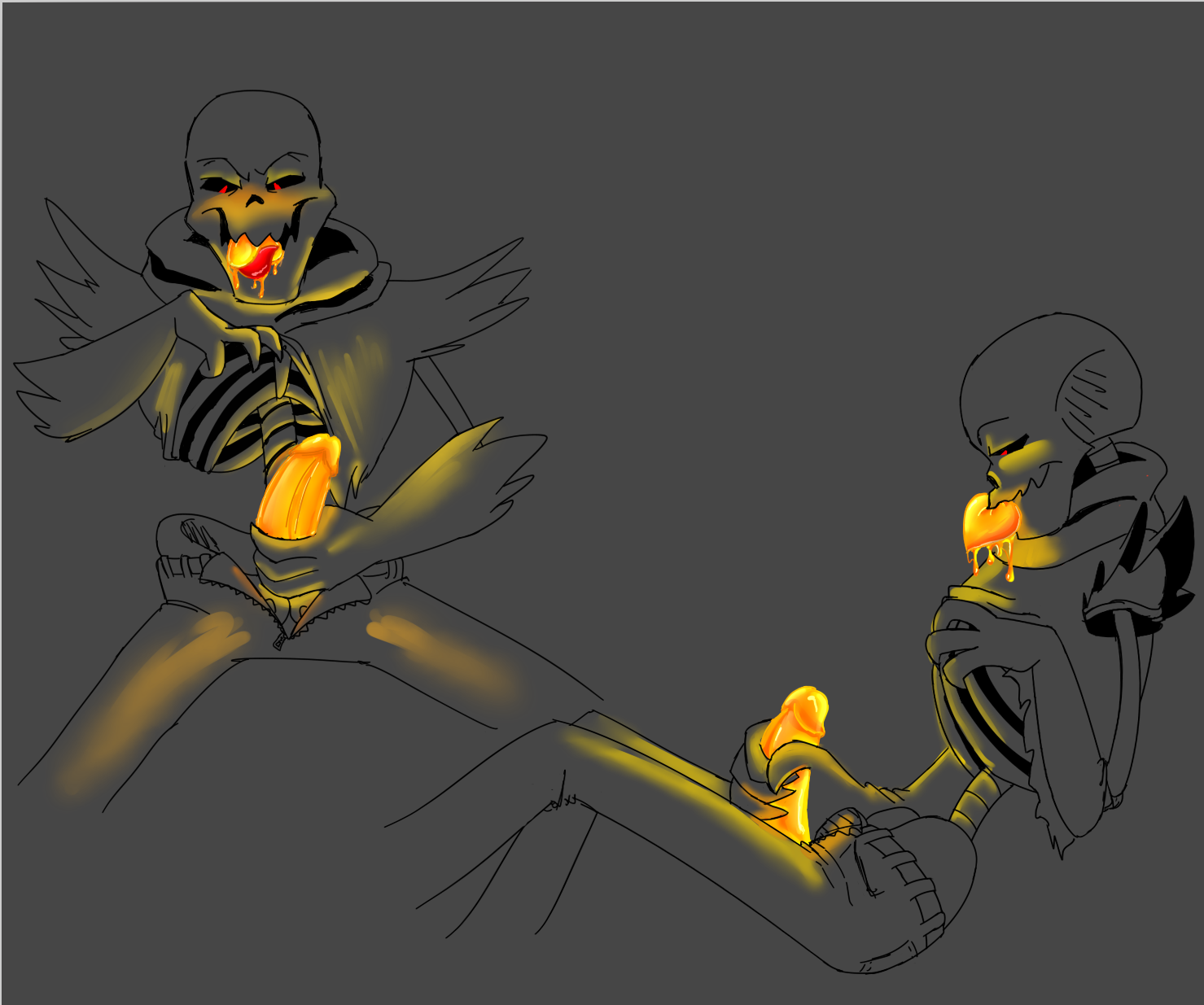 Papyrus (Underfell) Rule 34 Image