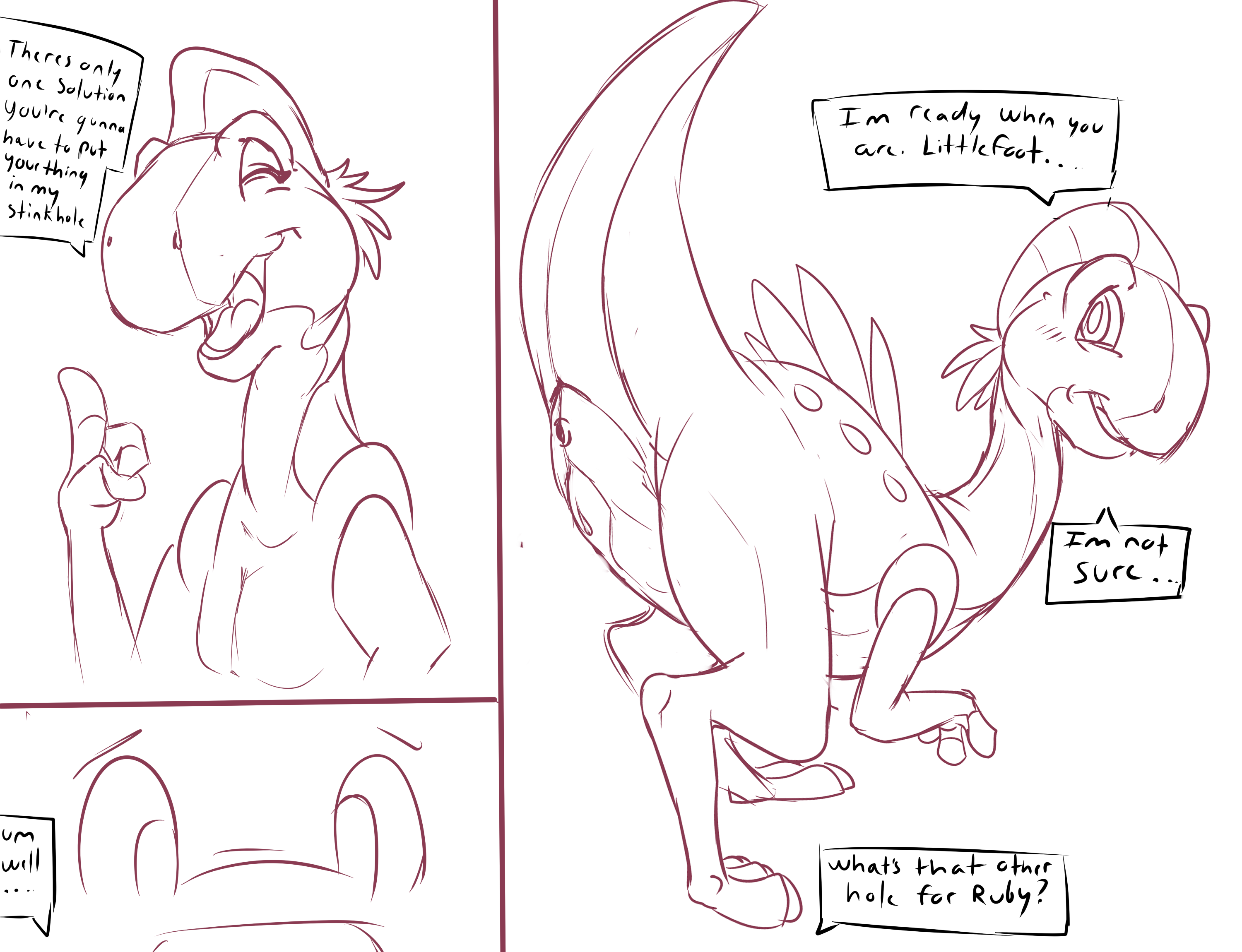 Littlefoot (The Land Before Time) Rule 34 Image