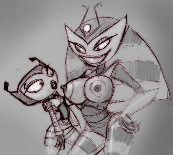 Queen Vexus (My Life As A Teenage Robot) Rule 34 Image