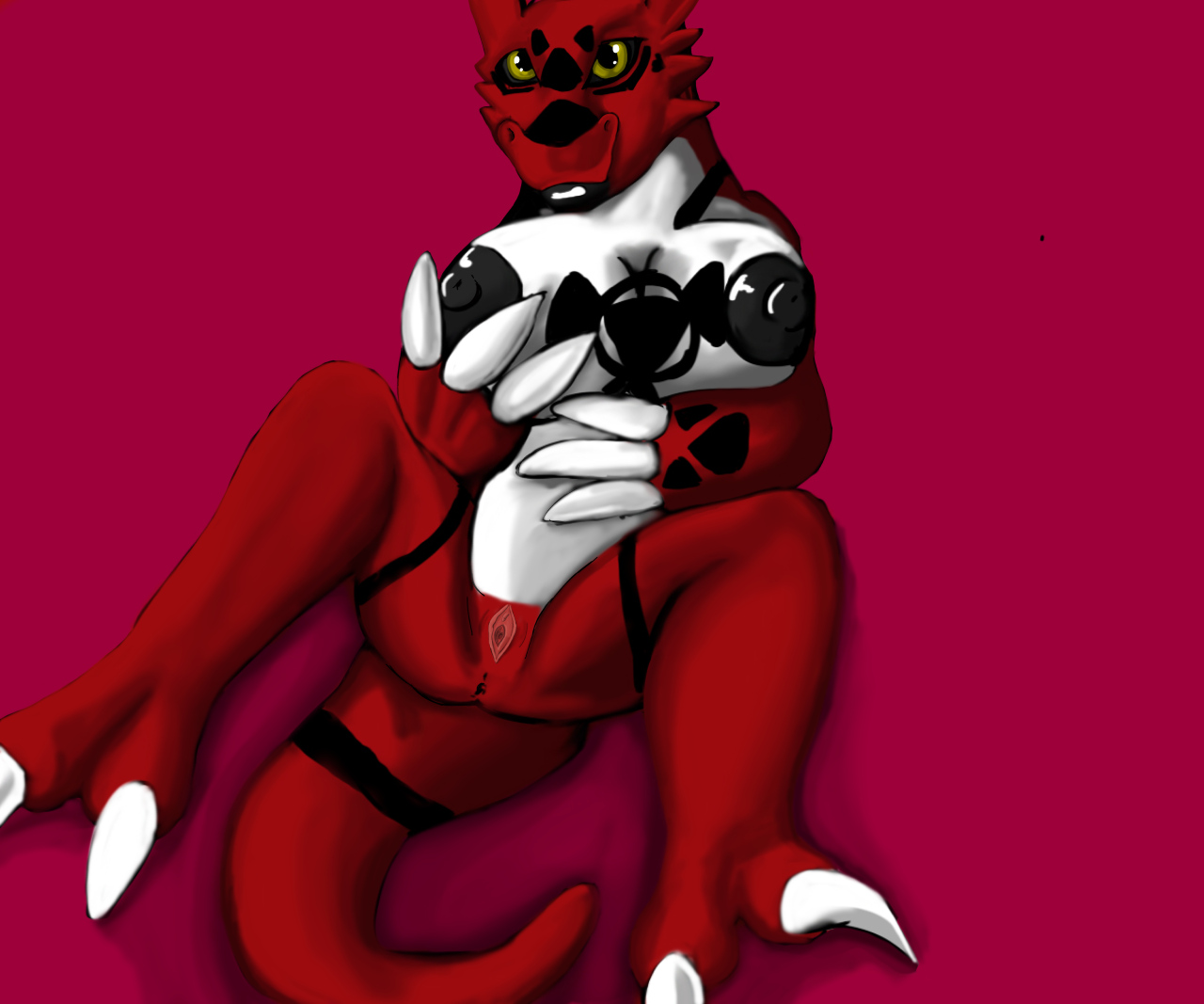 Guilmon (Digimon) Rule 34 Image