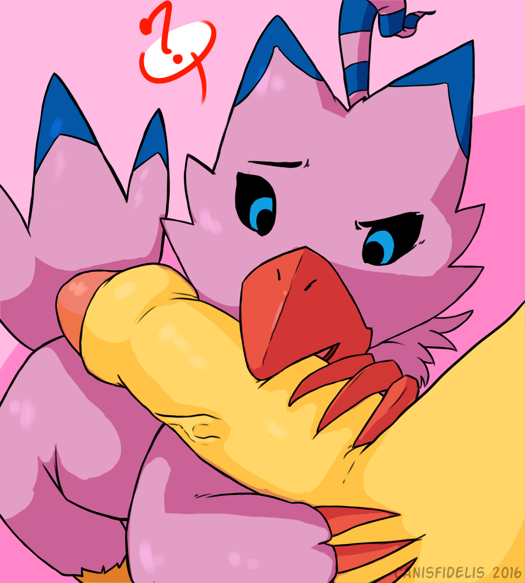 Biyomon (Digimon) Rule 34 Image