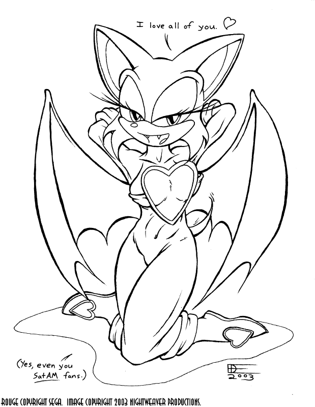 Rouge The Bat (Sega) Rule 34 Image