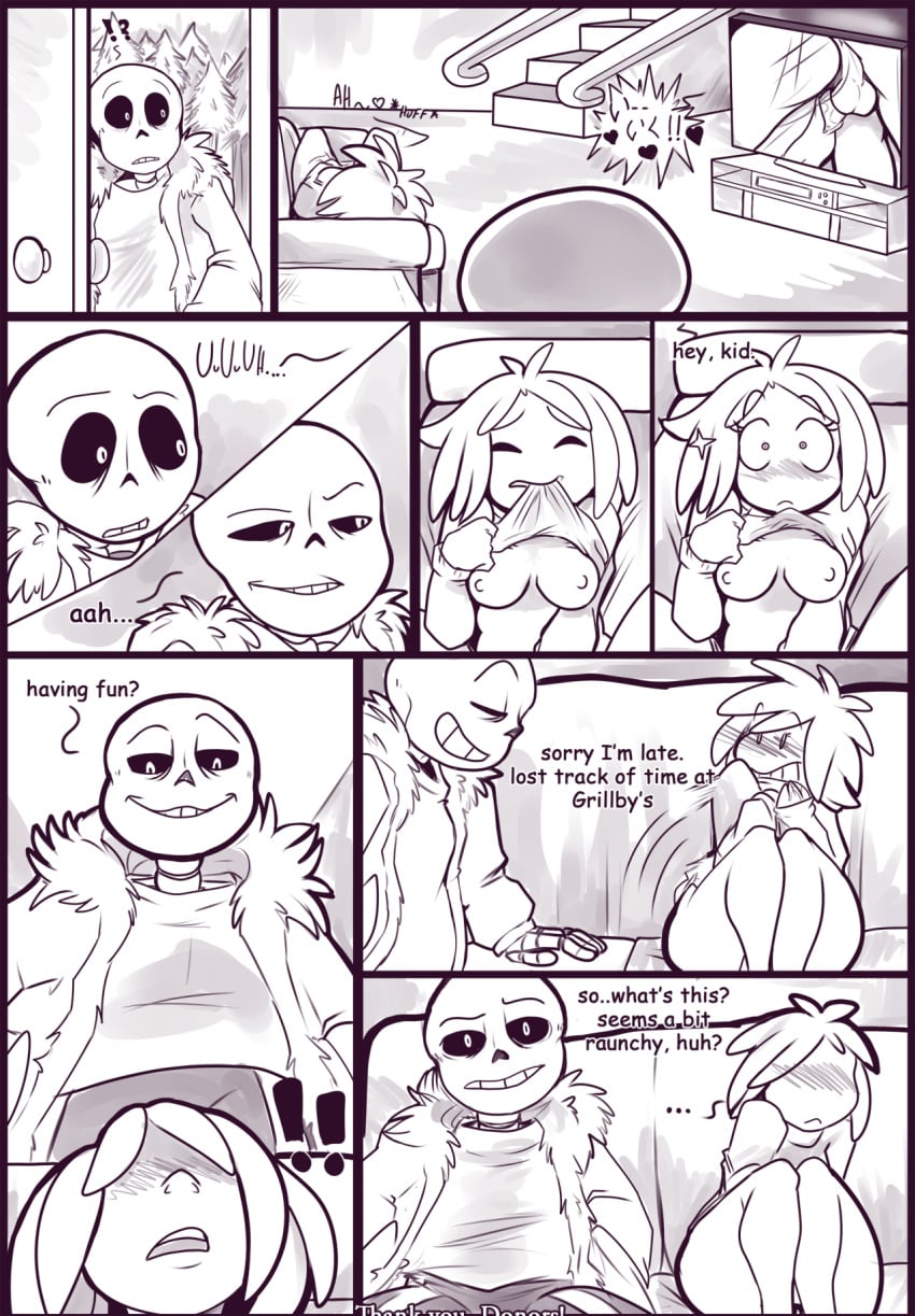 Frisk (Movie Night (Kayla-Na)) Rule 34 Image