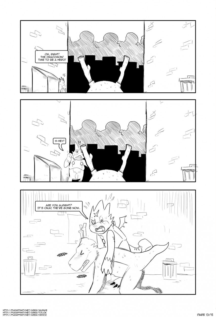 Dracomon (Digimon) Rule 34 Image