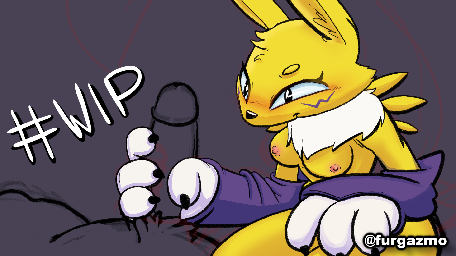 Renamon (Digimon) Rule 34 Image