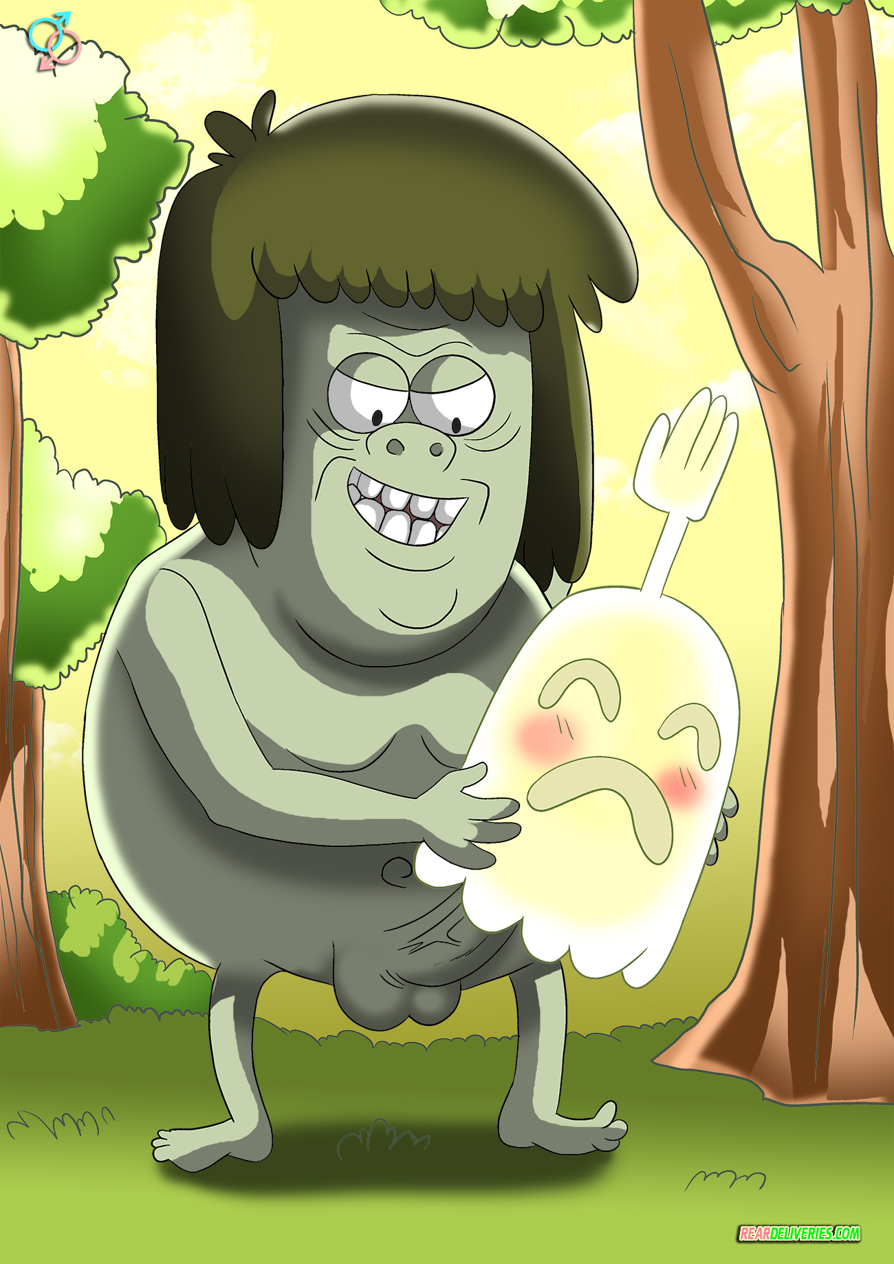 Muscle Man (Regular Show) Rule 34 Image