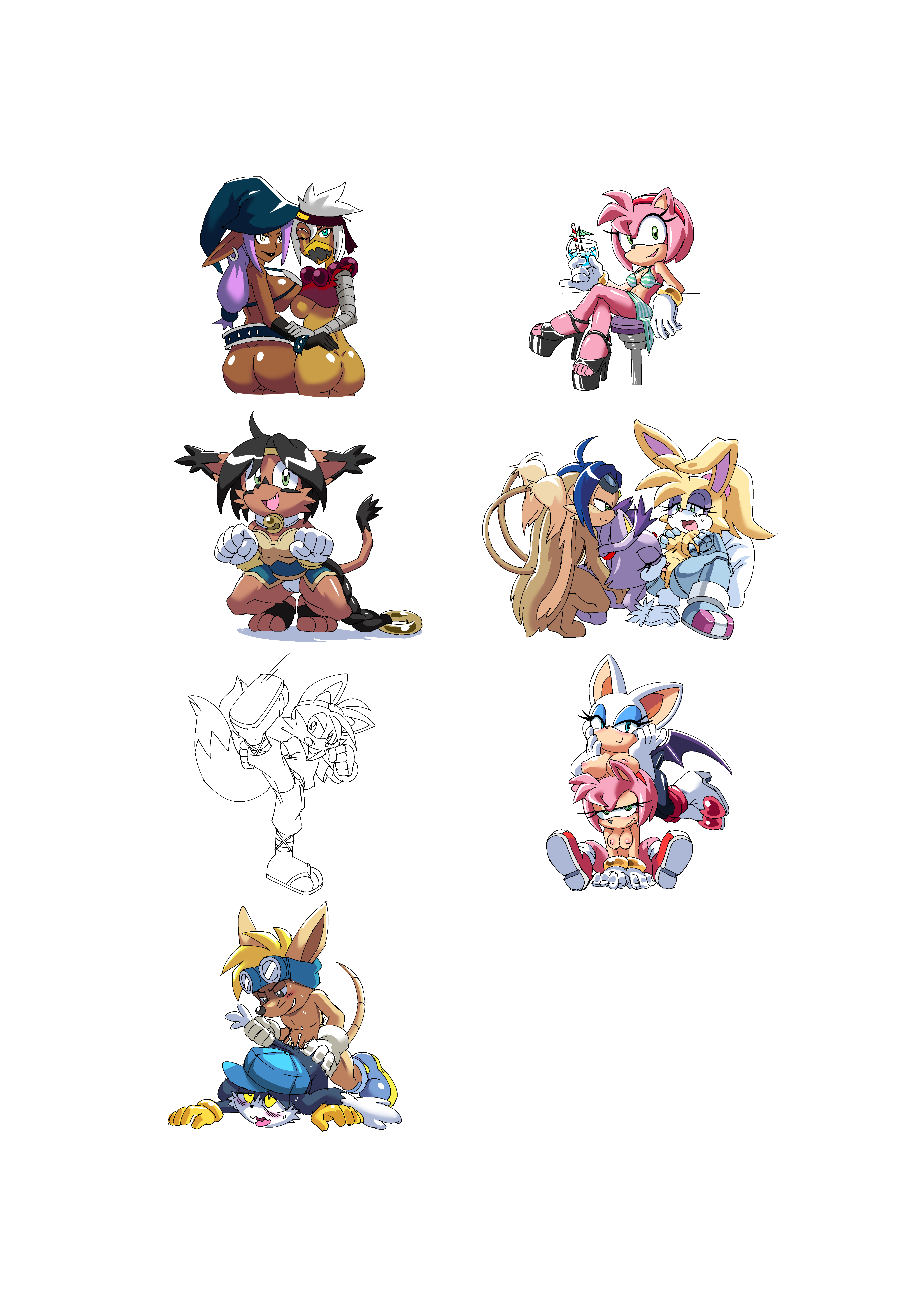 Amy Rose (Klonoa (Series)) Rule 34 Image