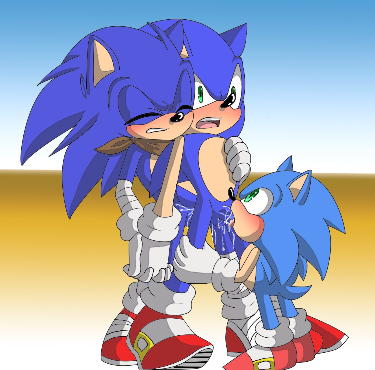 Classic Sonic (Sega) Rule 34 Image