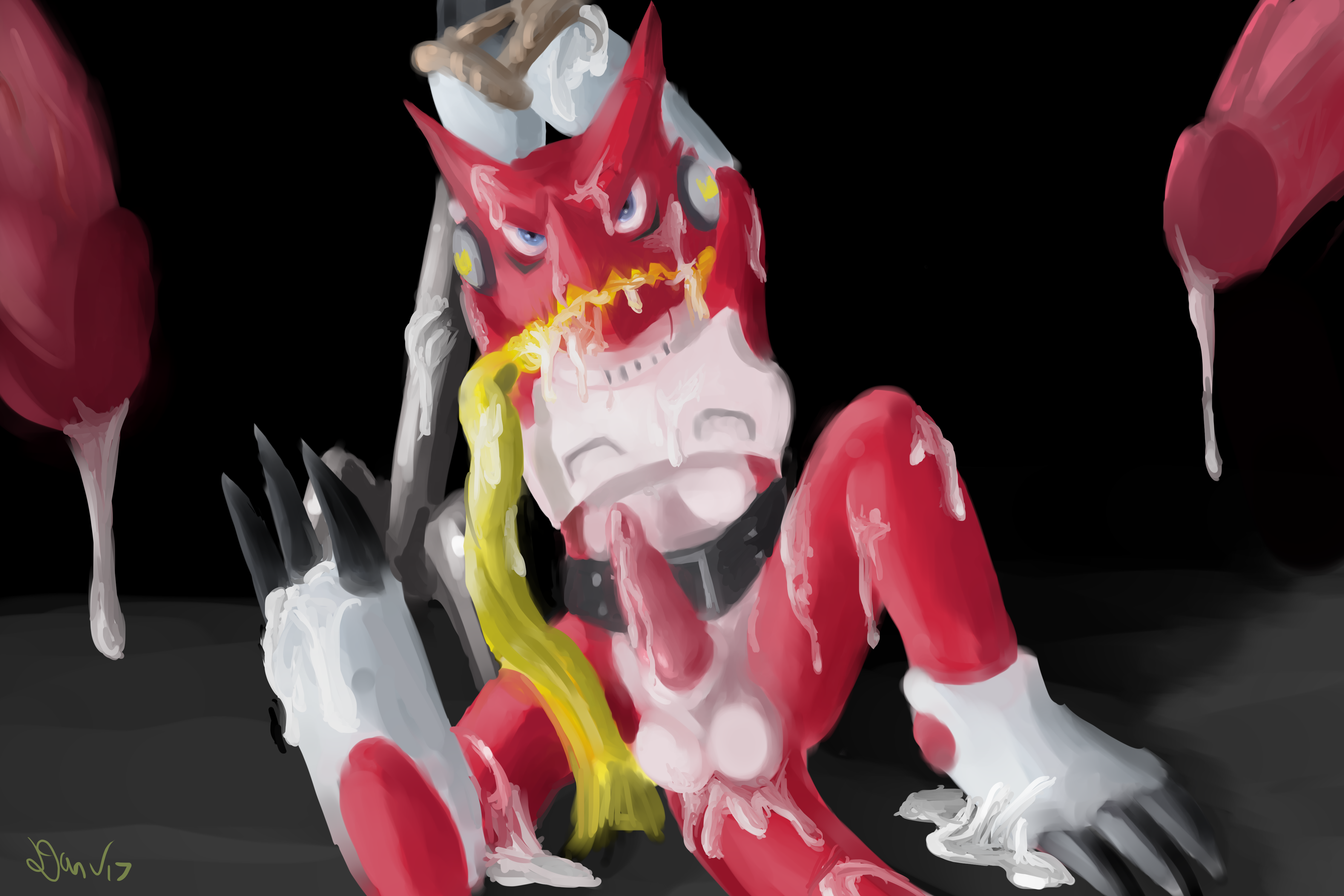 Shoutmon (Digimon) Rule 34 Image