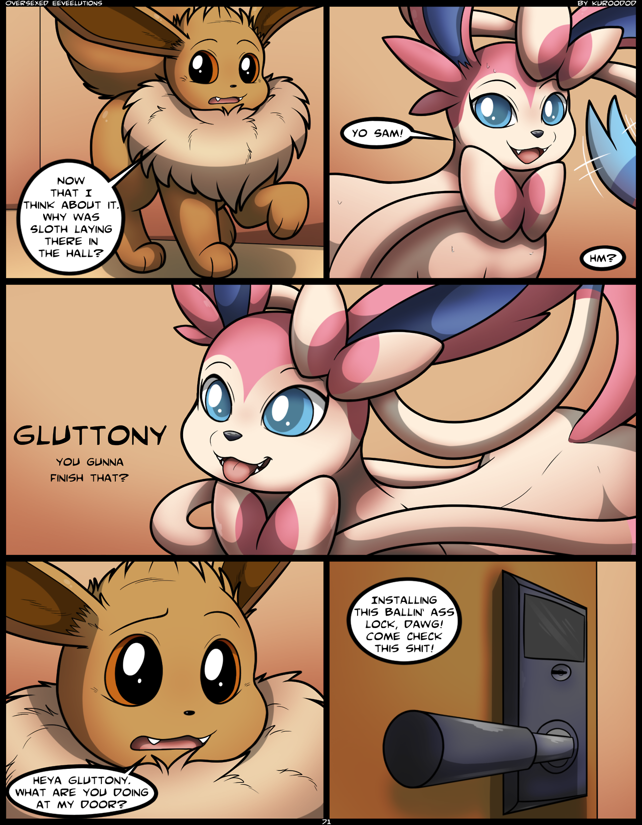 Eevee (Gluttony (Kuroodod)) Rule 34 Image