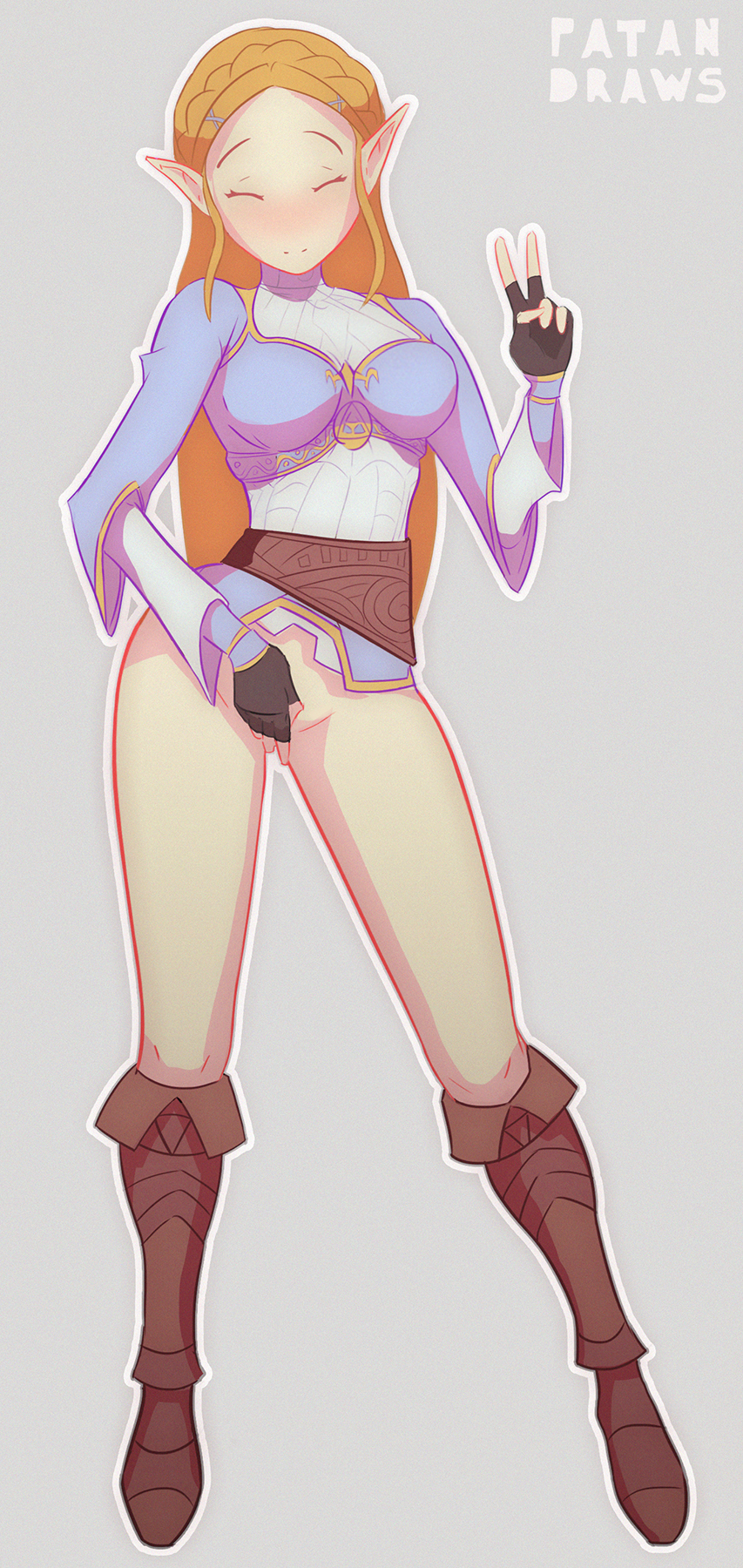 Princess Zelda (Breath Of The Wild) Rule 34 Image