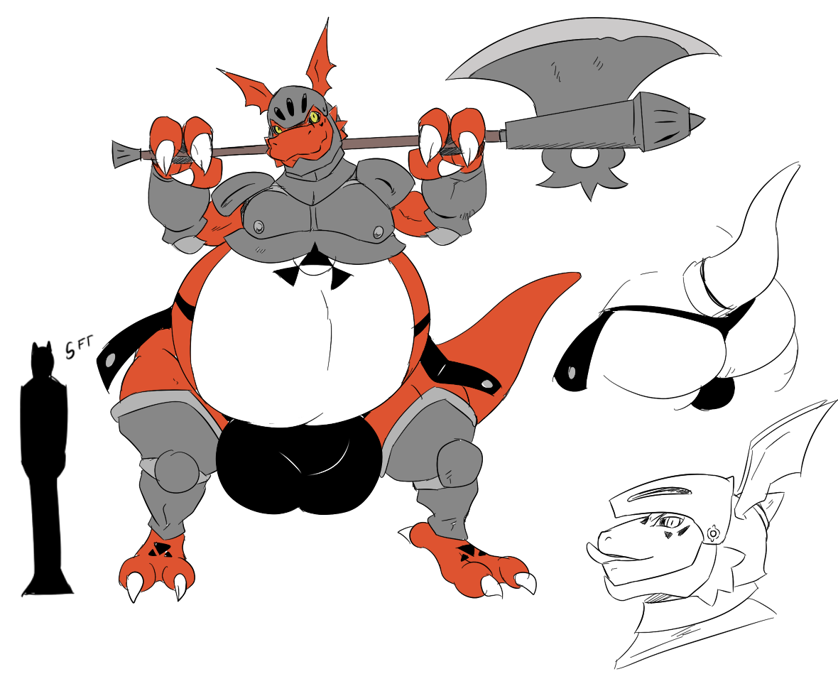 Guilmon (Digimon) Rule 34 Image