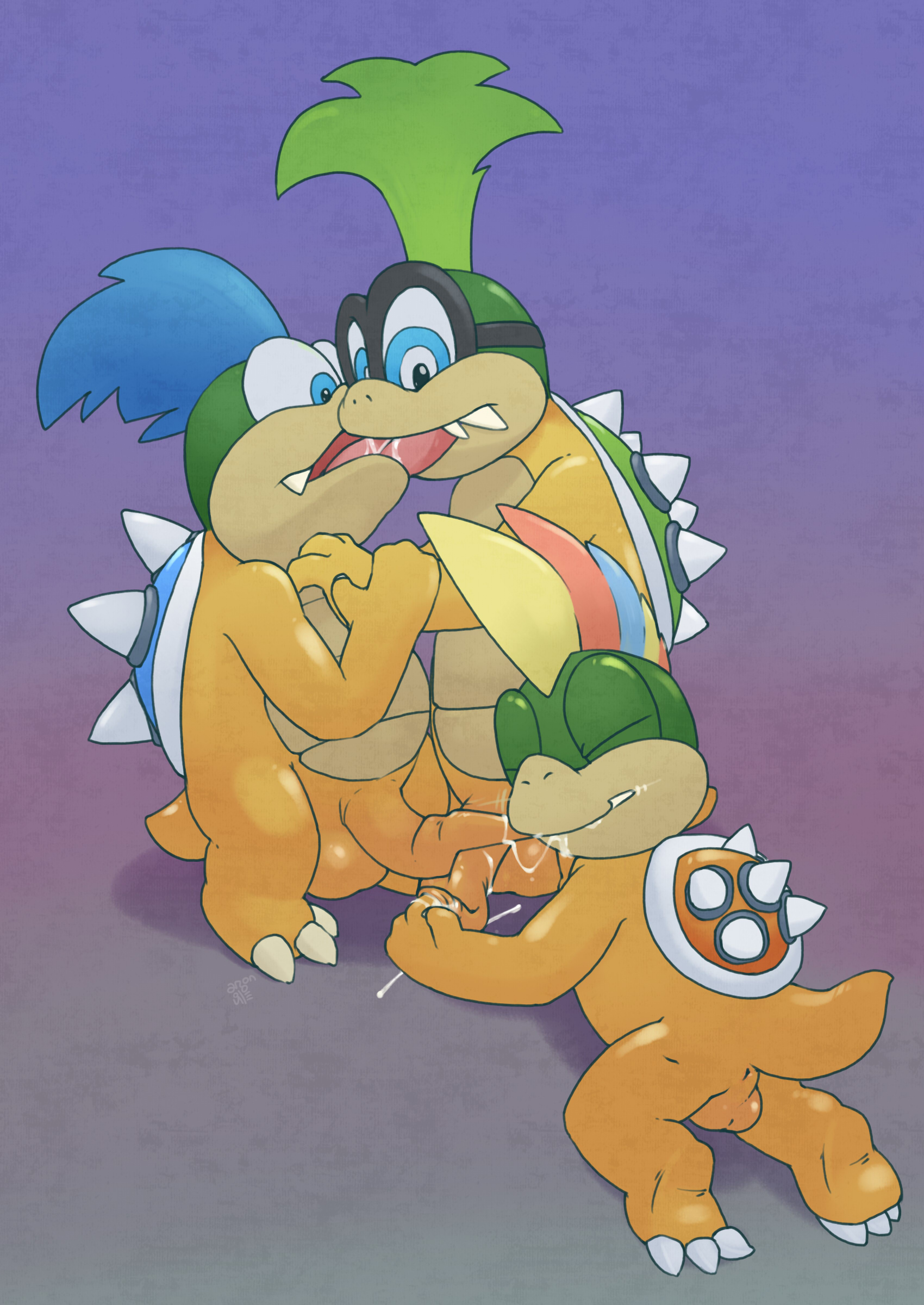 Iggy Koopa (Mario (Series)) Rule 34 Image