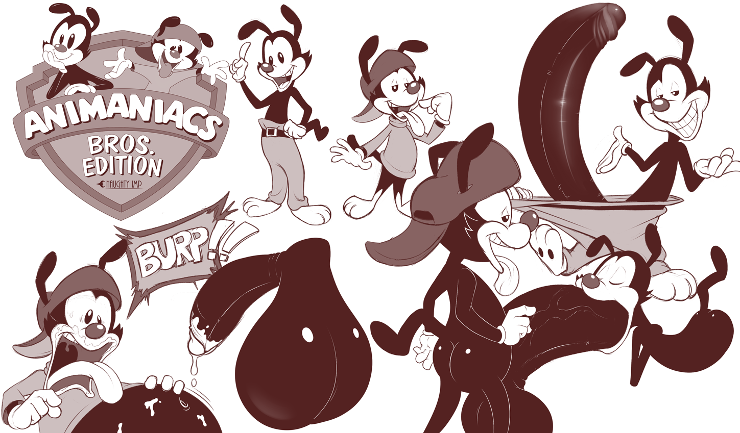 Wakko Warner (Animaniacs) Rule 34 Image