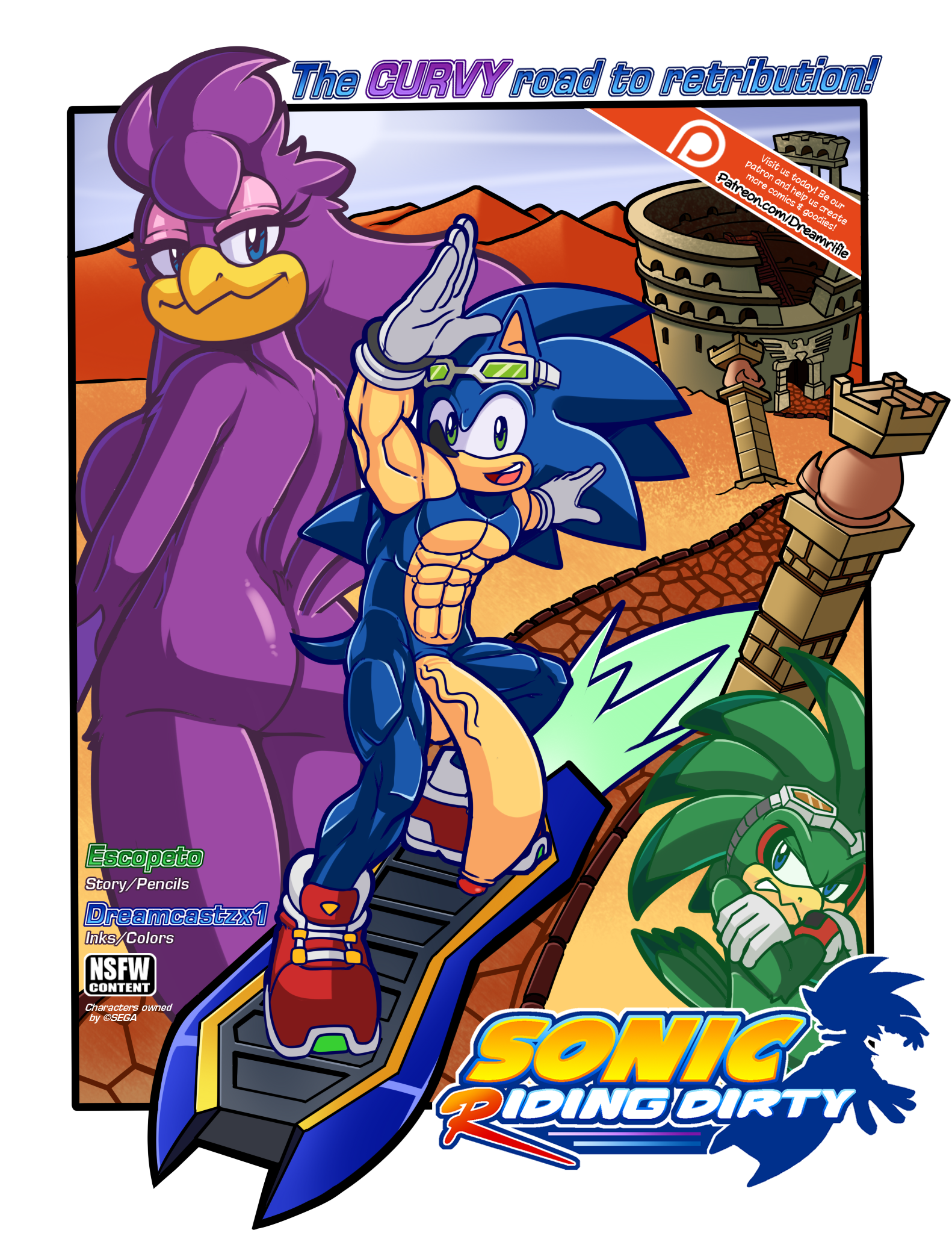 Jet The Hawk (Sega) Rule 34 Image