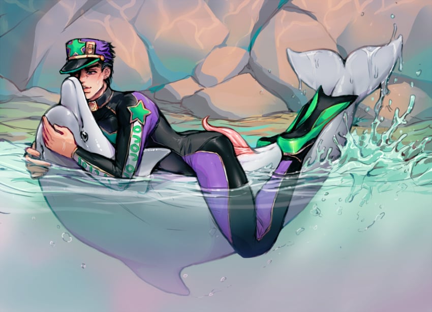 Jotaro Kujo (Jojo'S Bizarre Adventure) Rule 34 Image