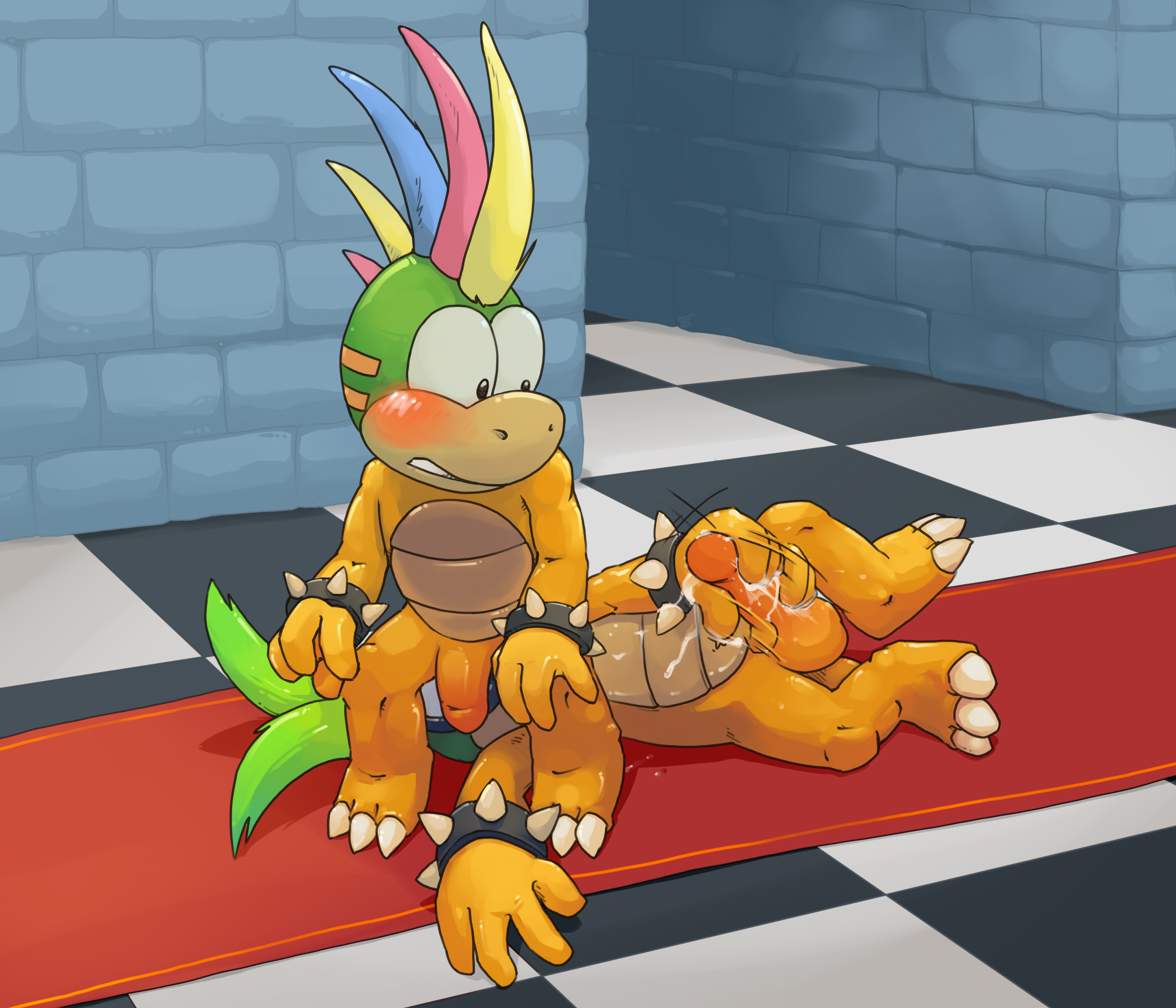 Iggy Koopa (Mario (Series)) Rule 34 Image