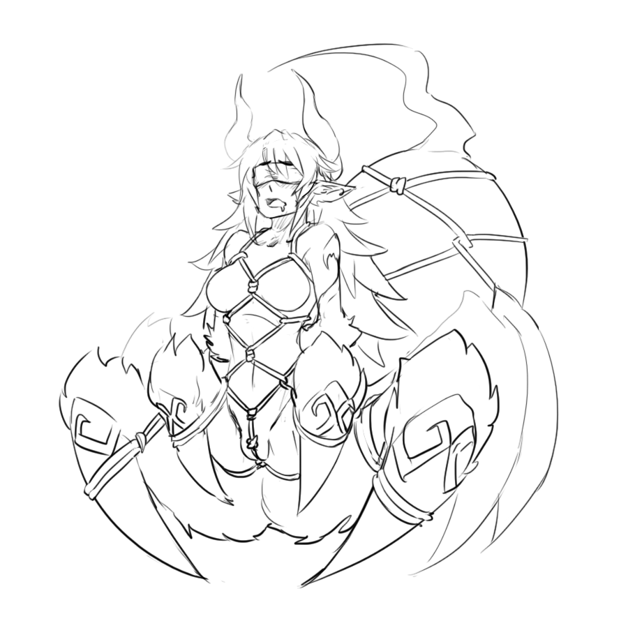 Ushi-Oni (Monster Girl Encyclopedia) Rule 34 Image