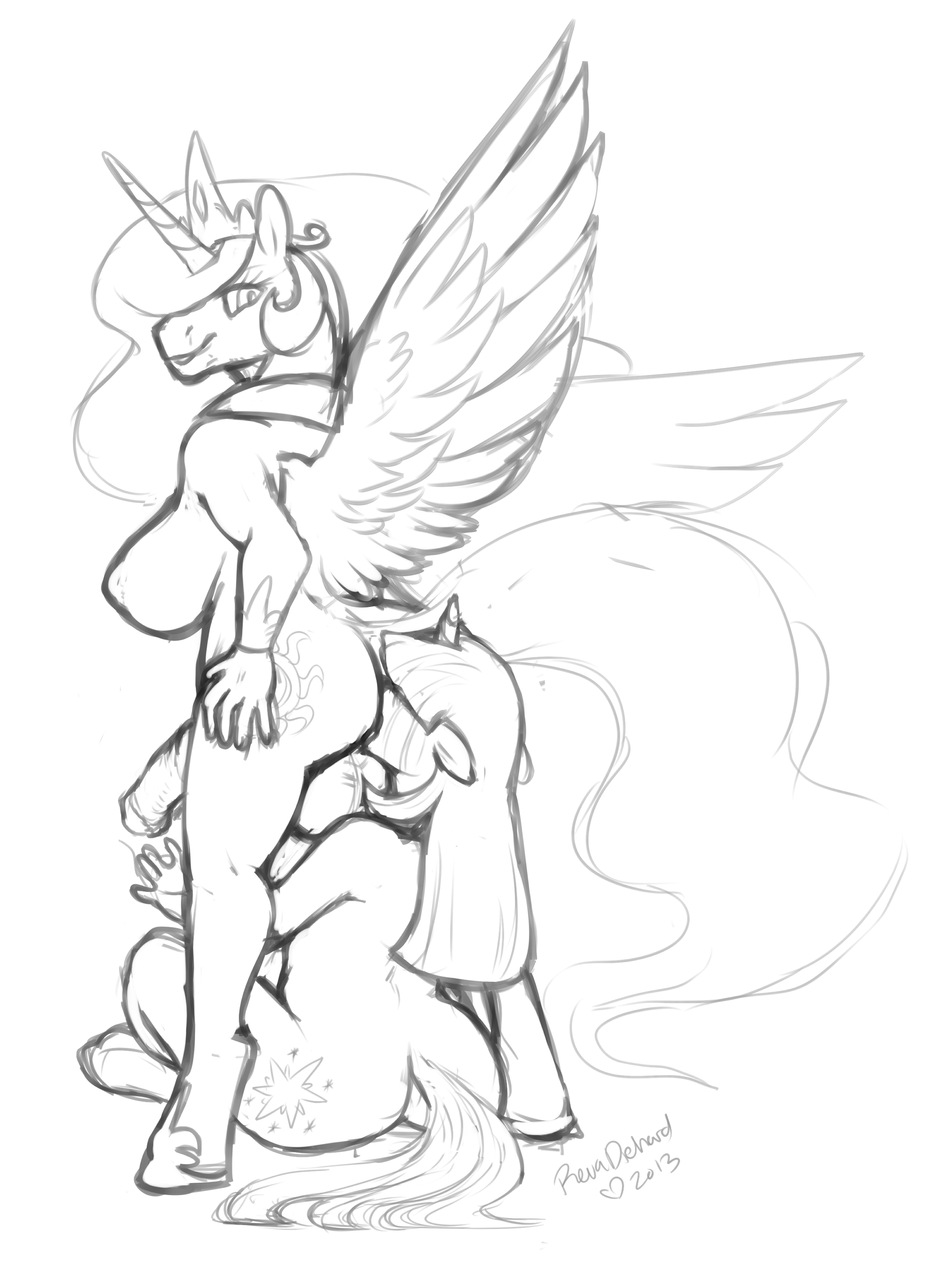 Princess Celestia (Mlp) Rule 34 Image