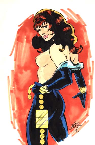 Black Widow (Marvel) Rule 34 Image