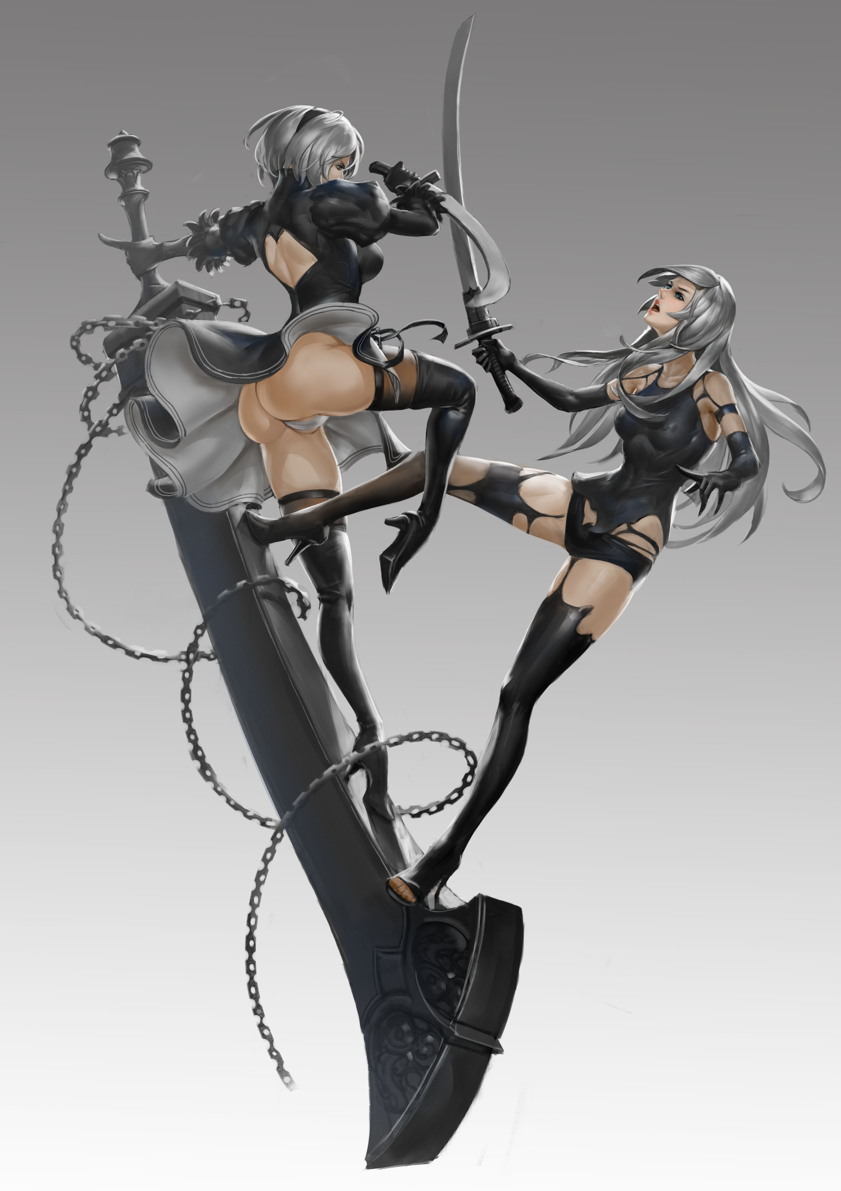 Yorha 2b (Nier) Rule 34 Image