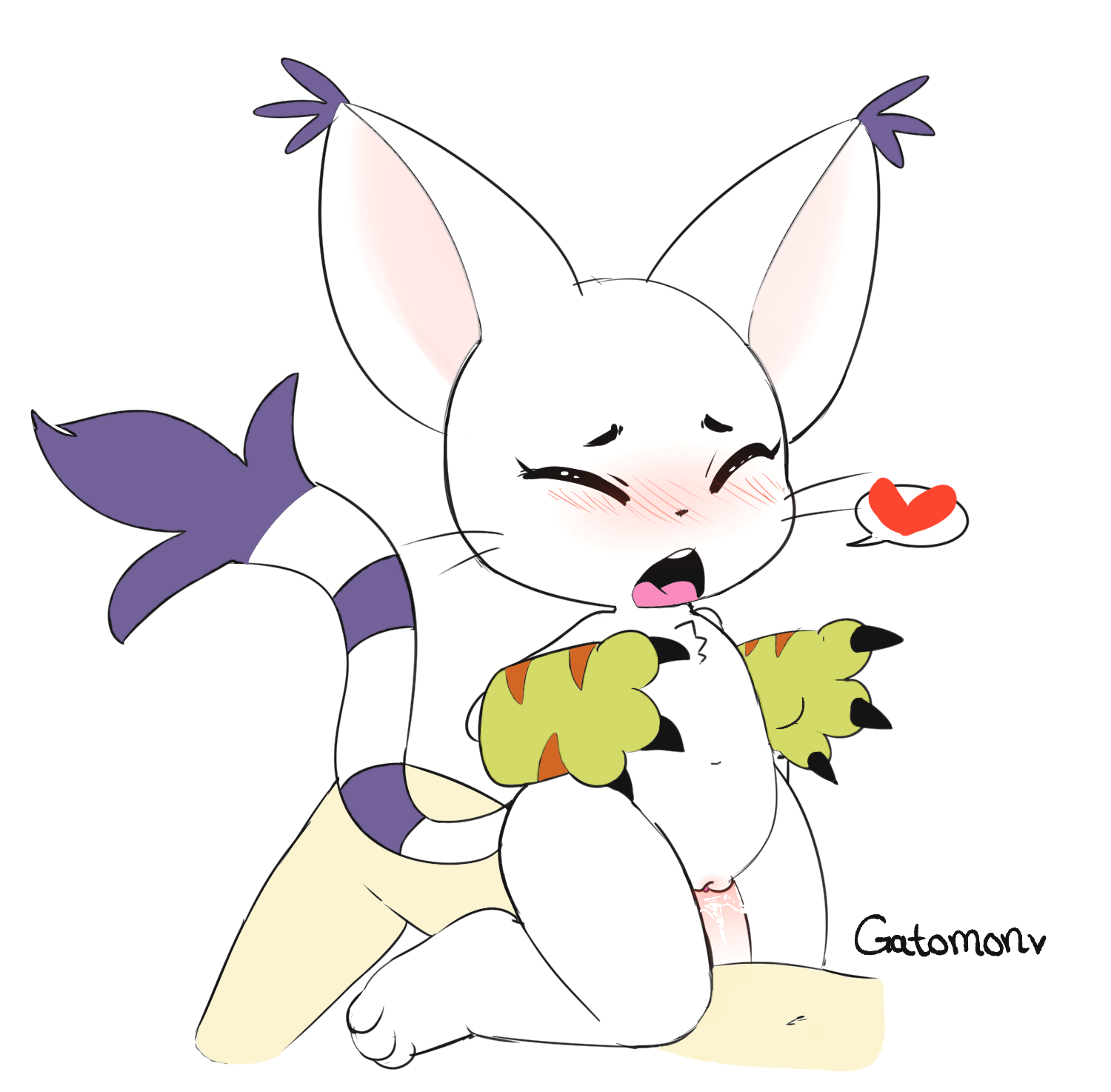 Gatomon (Digimon) Rule 34 Image
