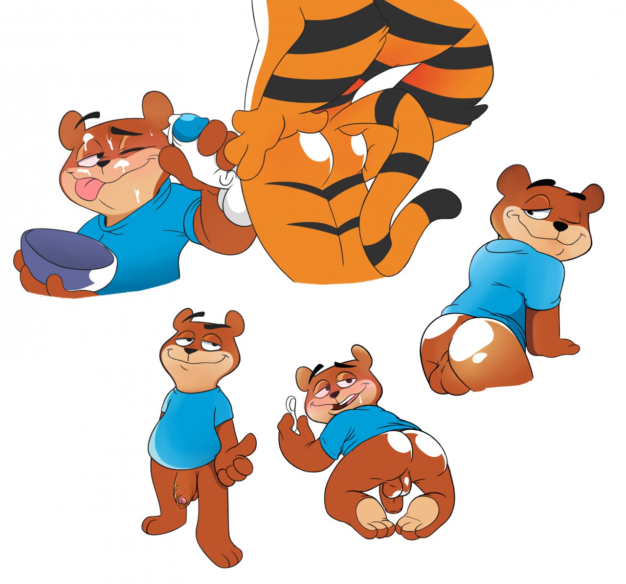 Tony The Tiger (Frosted Flakes) Rule 34 Image