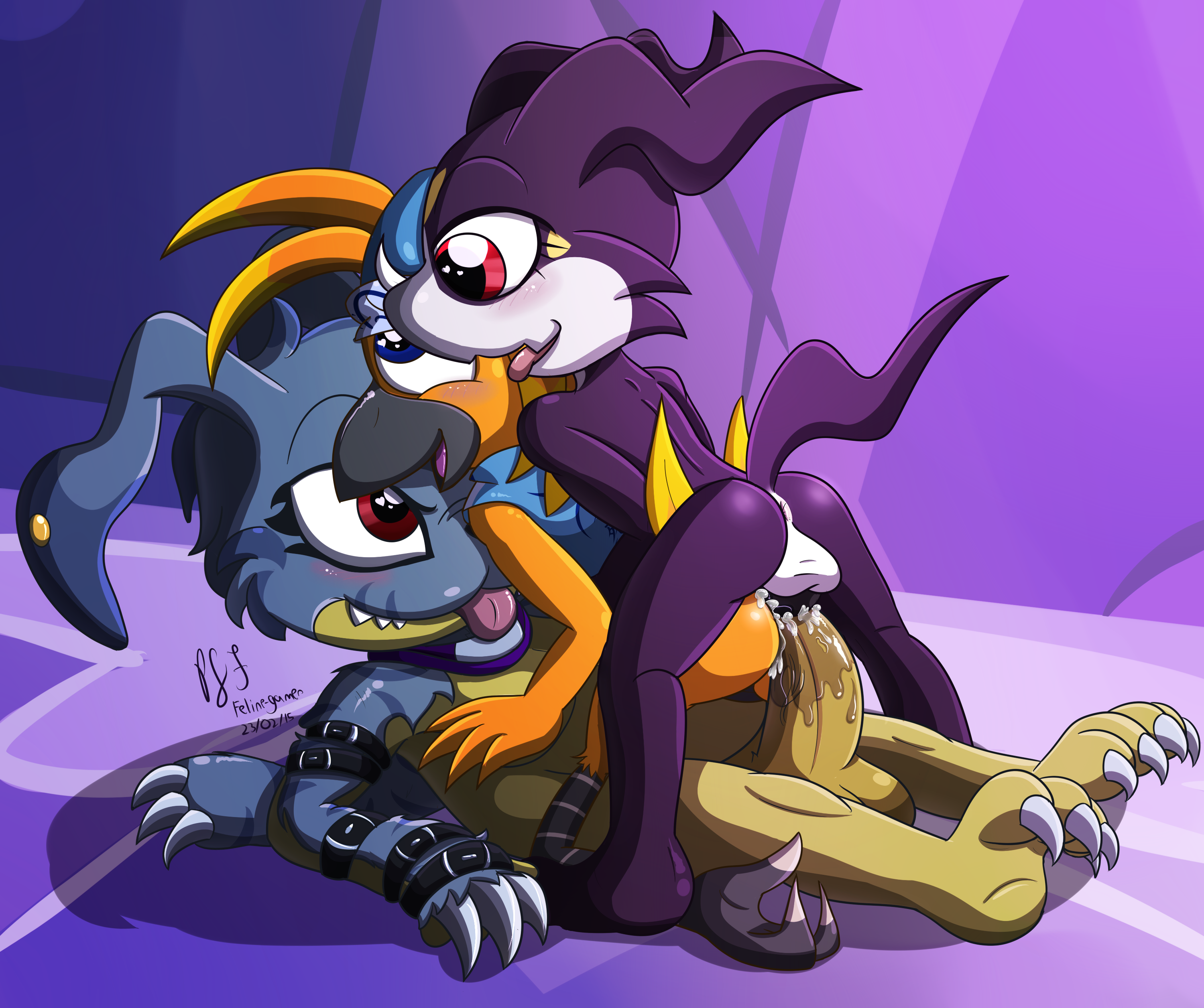 Gabumon (Blackveemon) Rule 34 Image