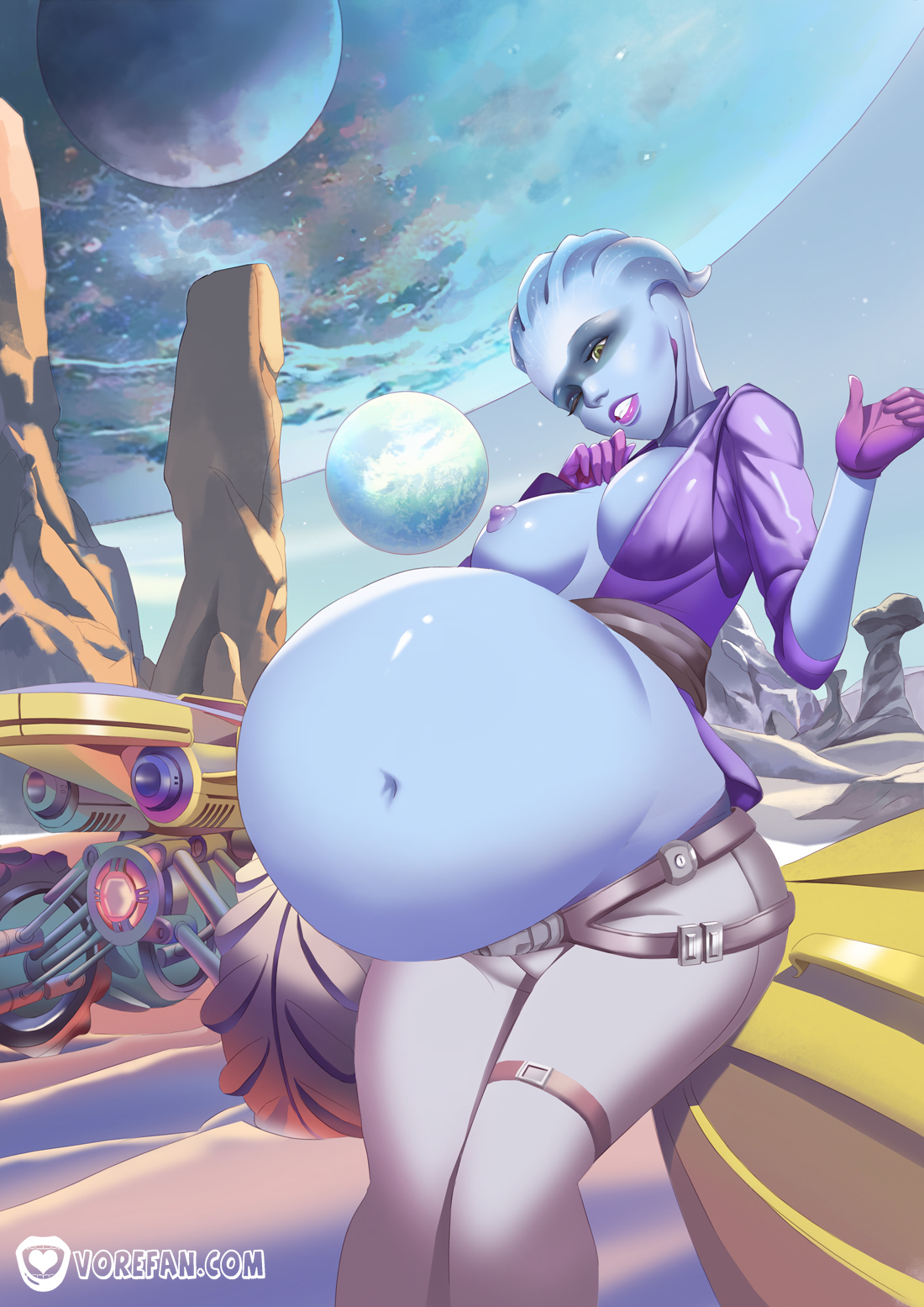 Asari (Mass Effect) Rule 34 Image