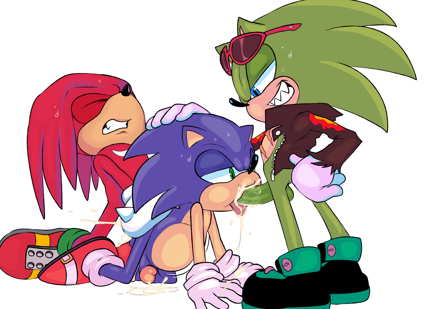 Knuckles The Echidna (Archie Comics) Rule 34 Image