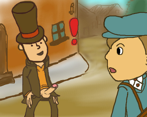 Hershel Layton (Level-5) Rule 34 Image