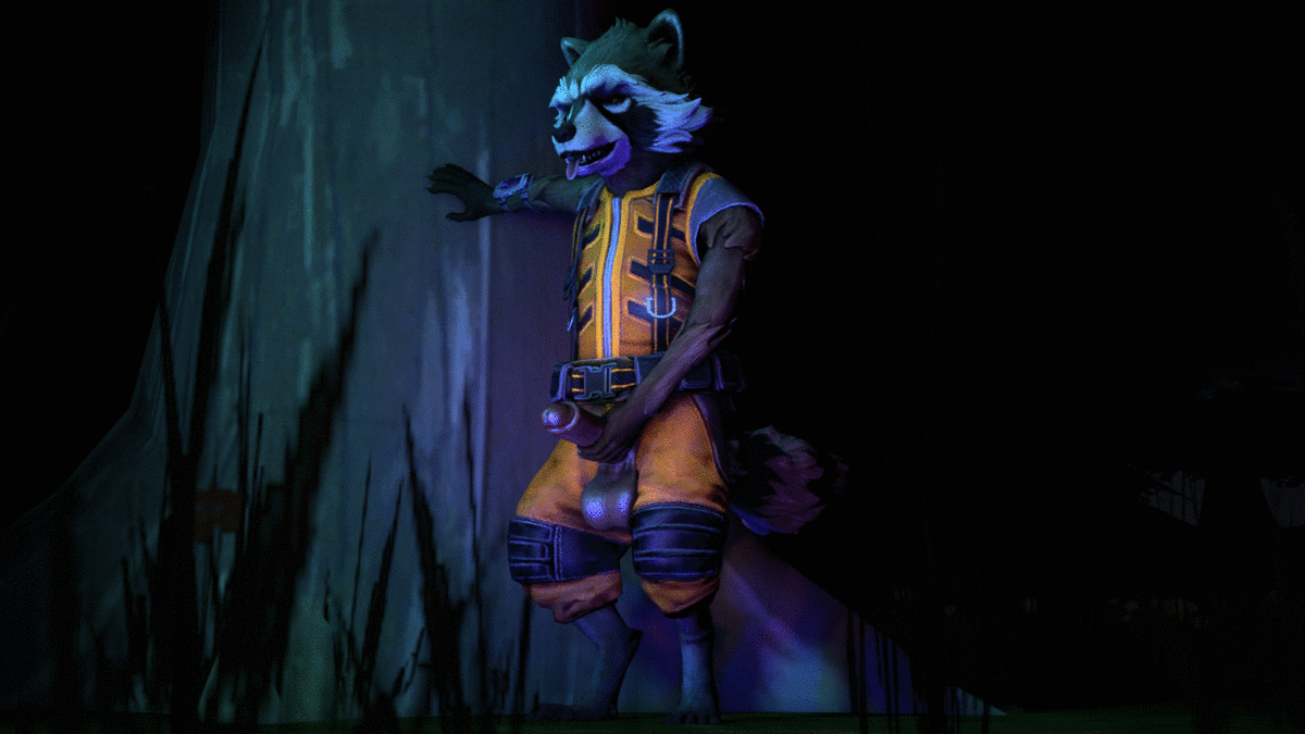 Rocket Raccoon (Guardians Of The Galaxy) Rule 34 Image