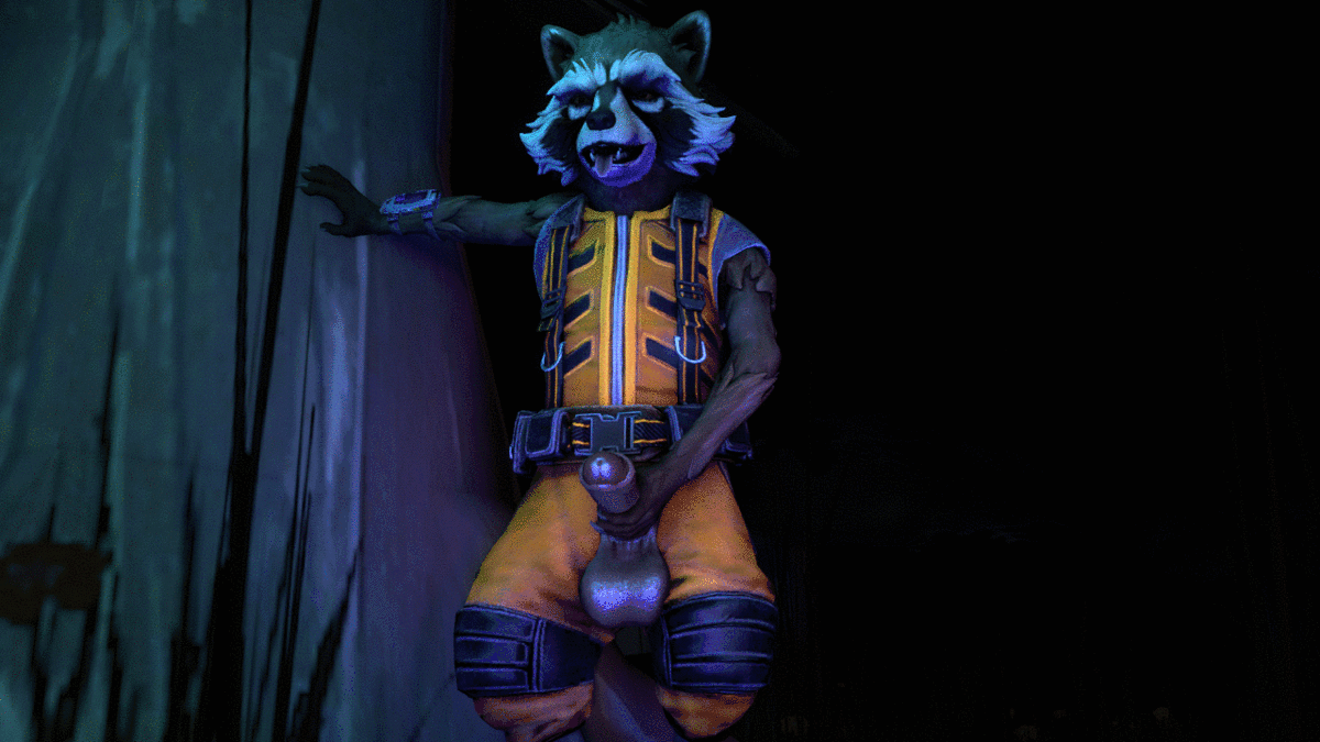 Rocket Raccoon (Guardians Of The Galaxy) Rule 34 Image